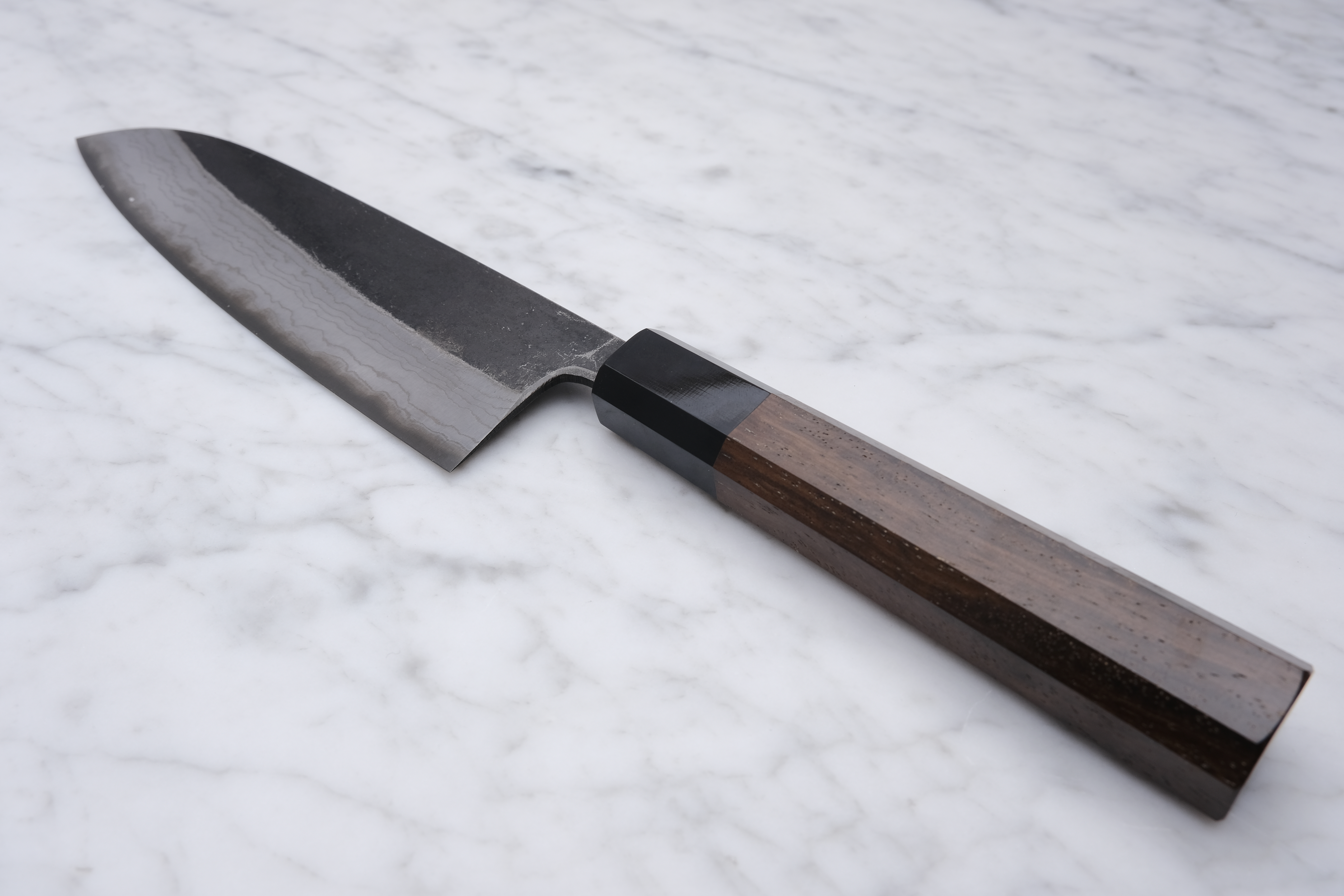 Hatsukokoro Kumokage 180mm Santoku - Aogami 2