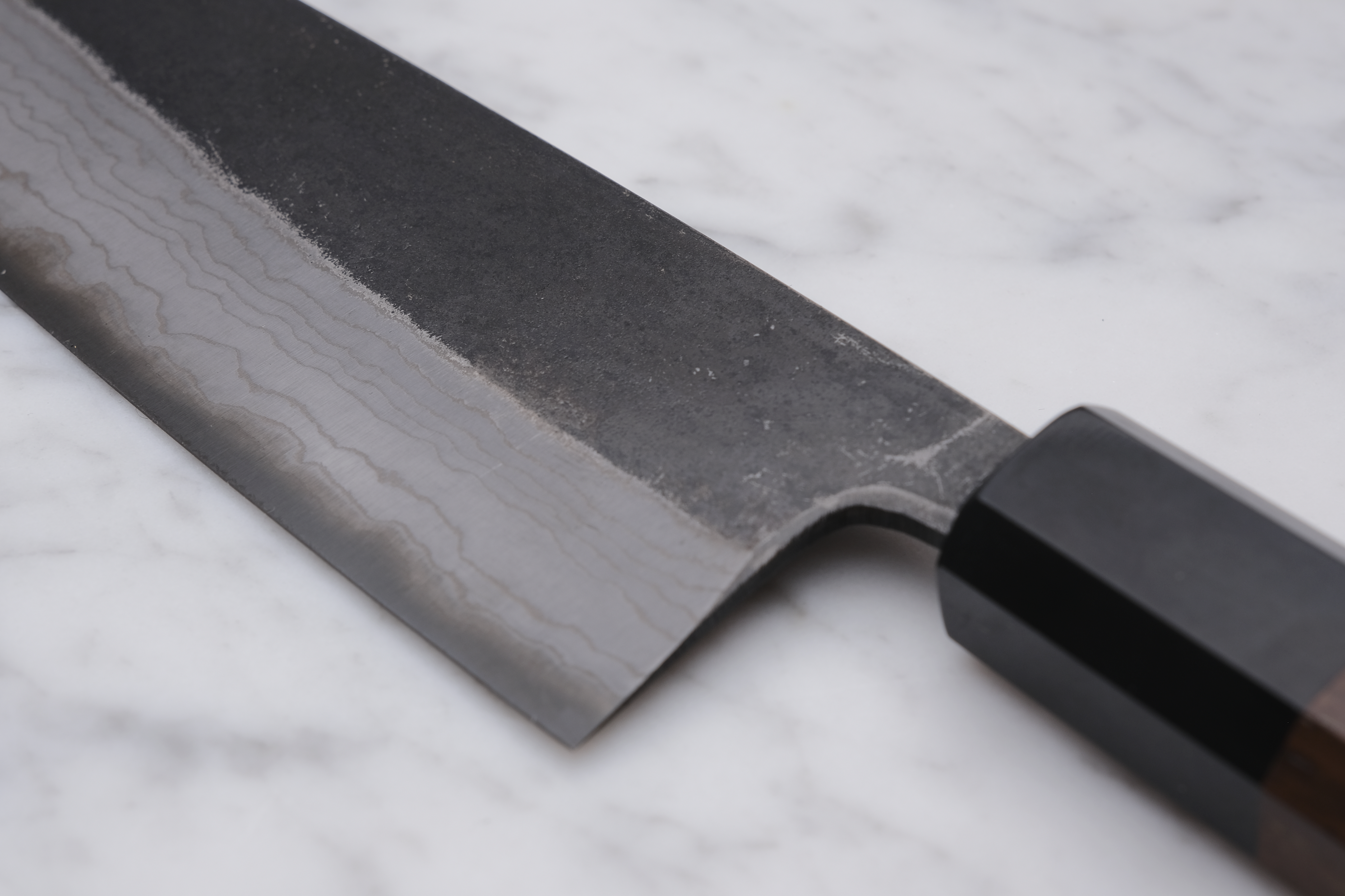 Hatsukokoro Kumokage 180mm Santoku - Aogami 2