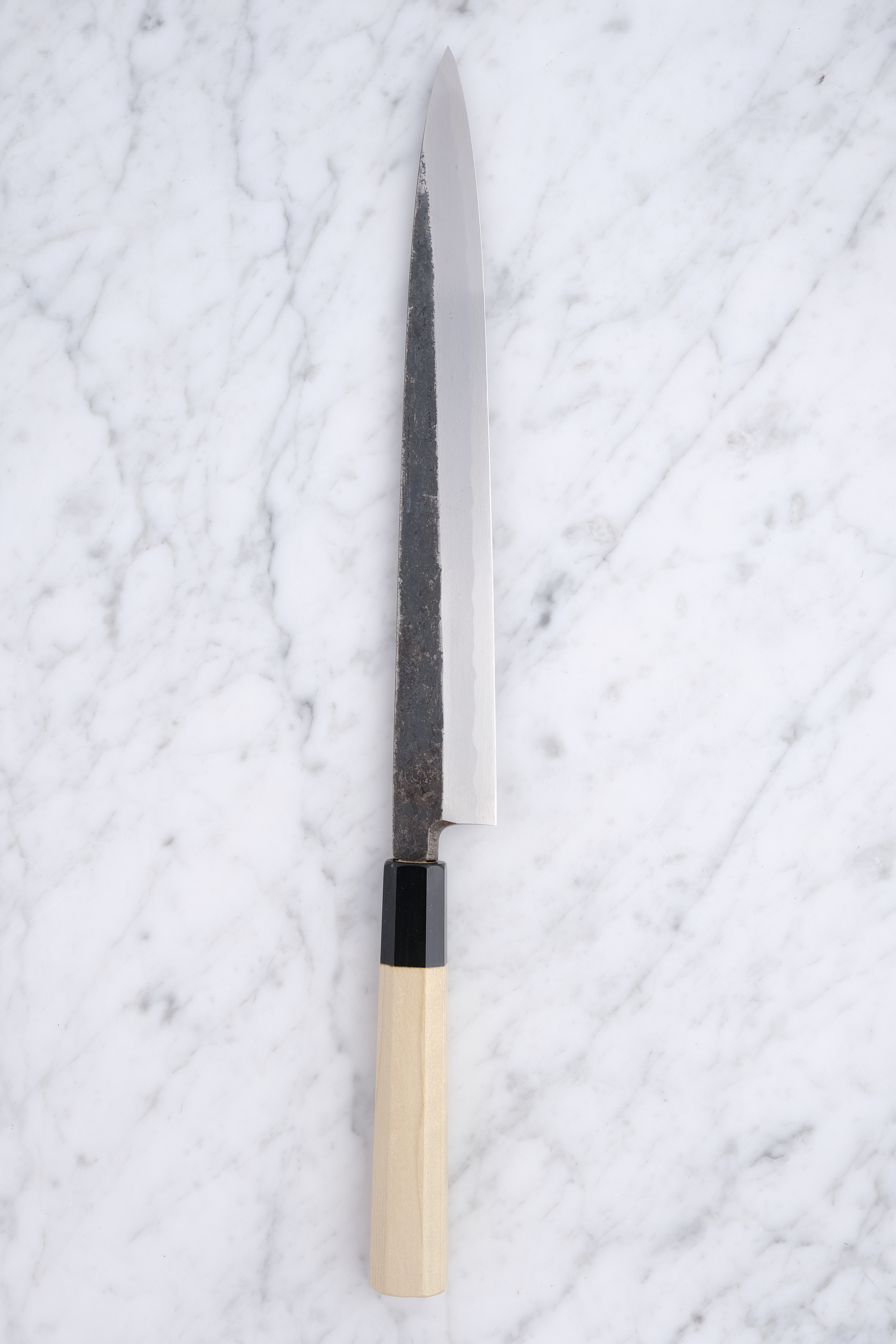 Sakai Kikumori Kikuzuki KU Weiß 2 Yanagiba 270mm.