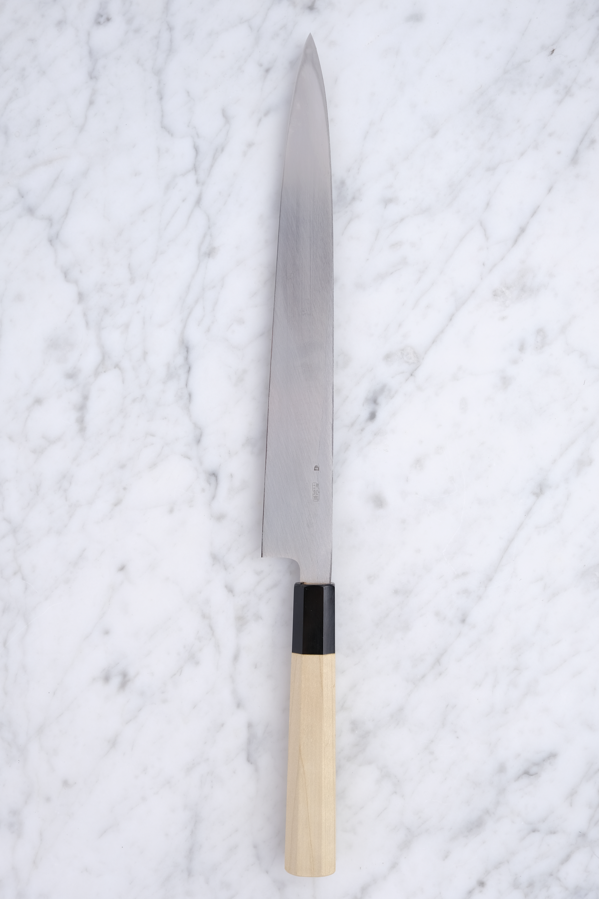 Sakai Kikumori Kikuzuki KU Weiß 2 Yanagiba 270mm.