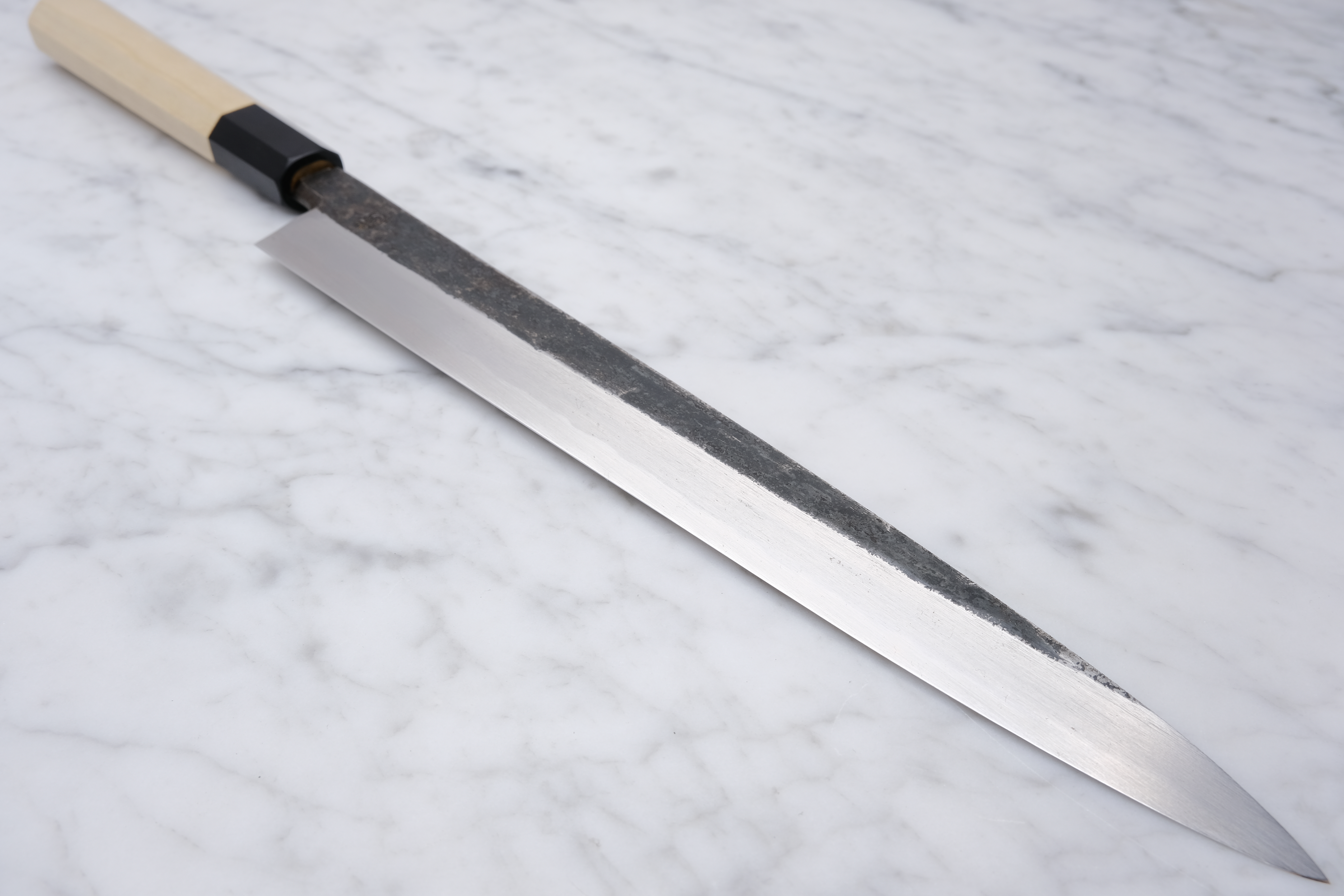 Sakai Kikumori Kikuzuki KU White 2 Yanagiba 270mm.