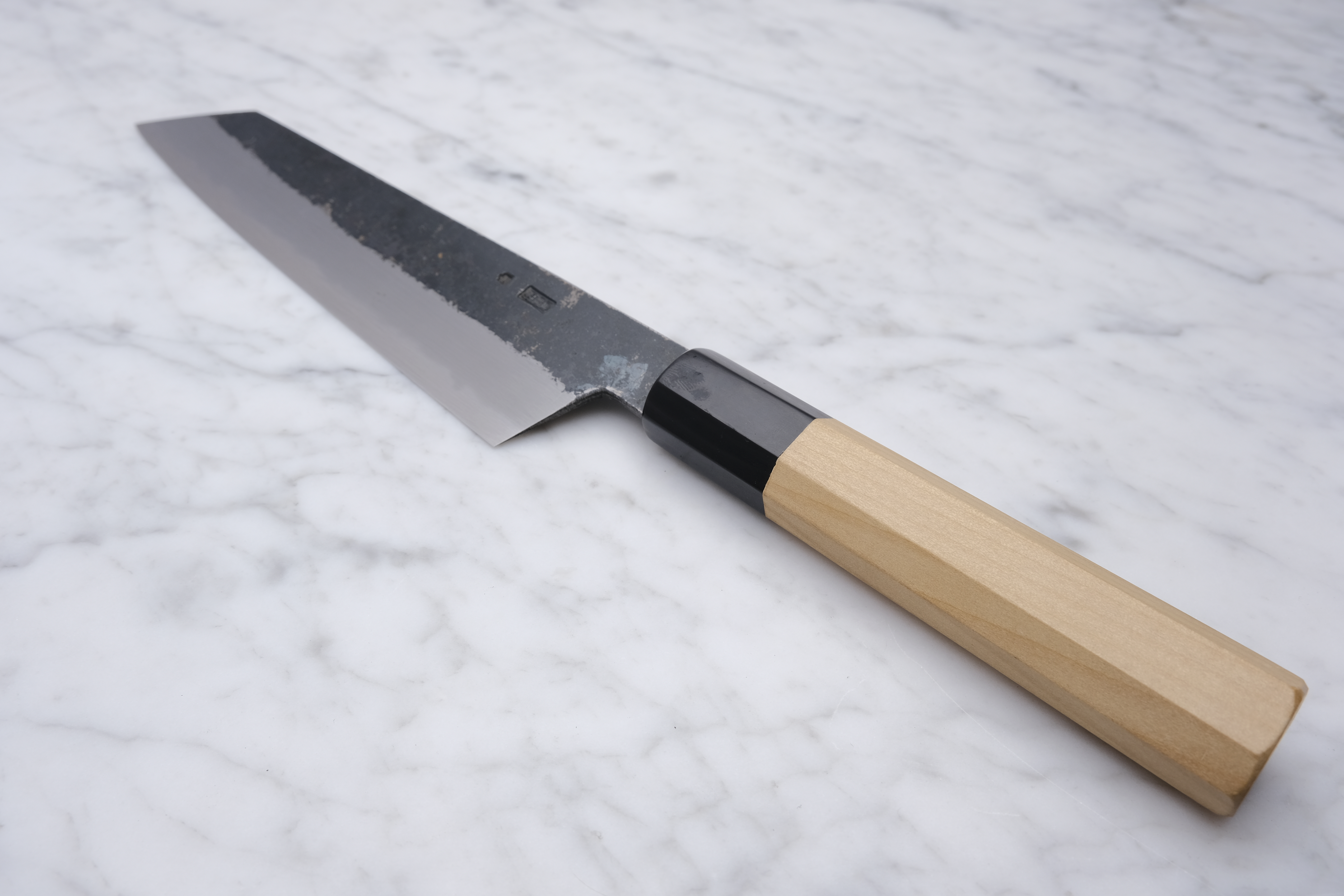 Sakai Kikumori Kikuzuki KU White 2 Kiritsuke Gyuto 210mm.