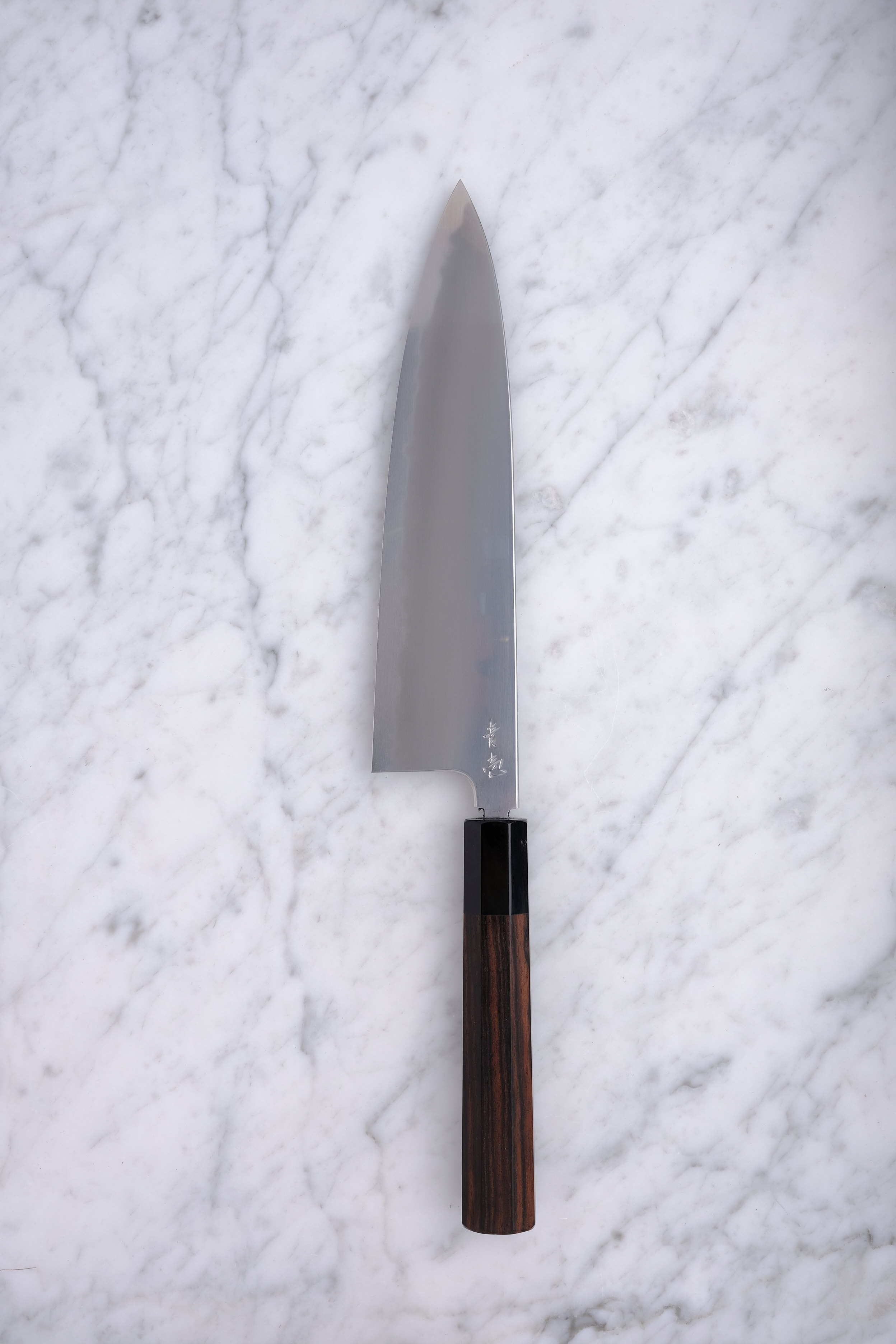Konosuke BY 225 mm Gyuto Aogami 1 - Ebony