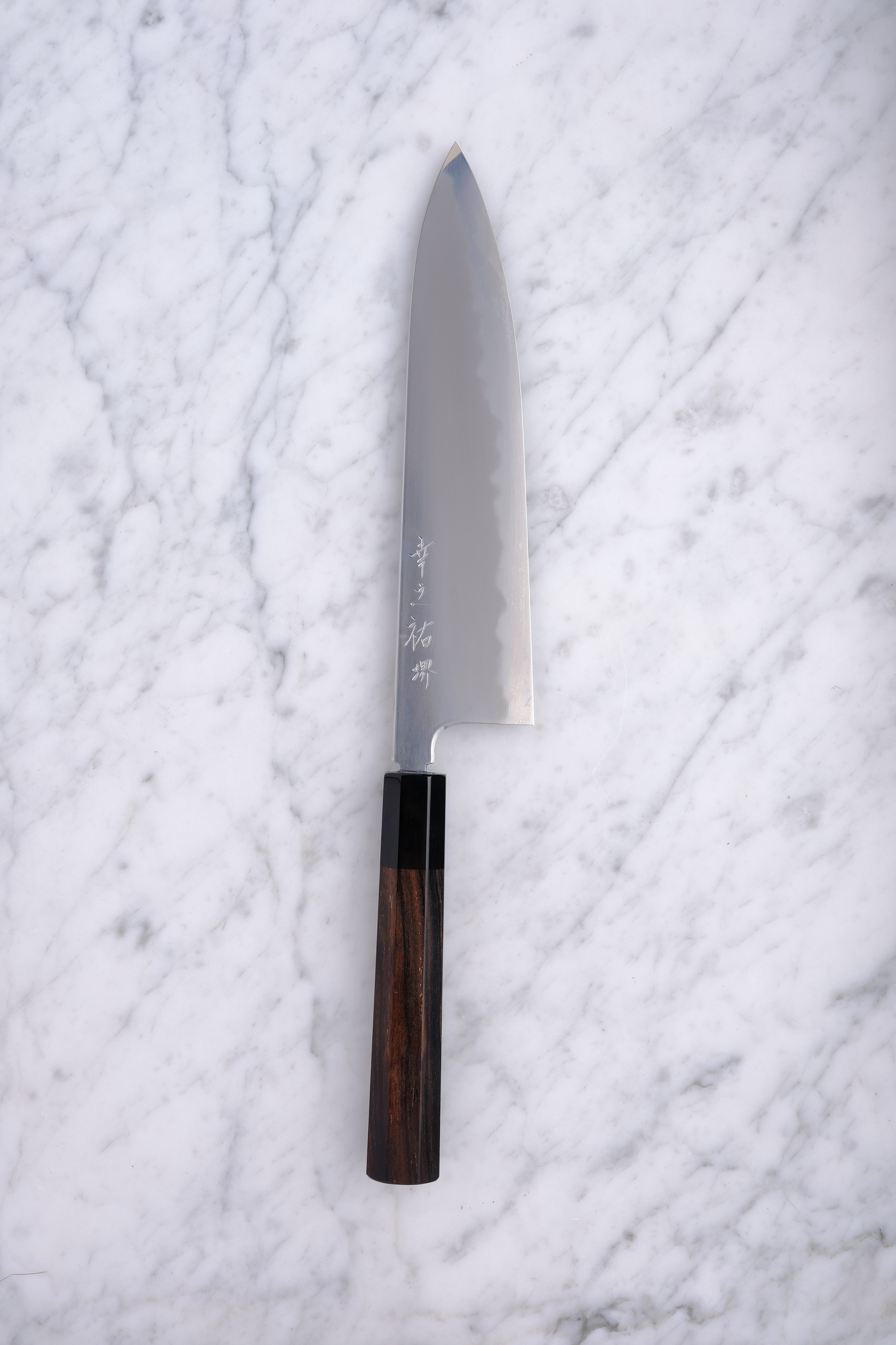Konosuke BY 225 mm Gyuto Shirogami 2 - Ebony