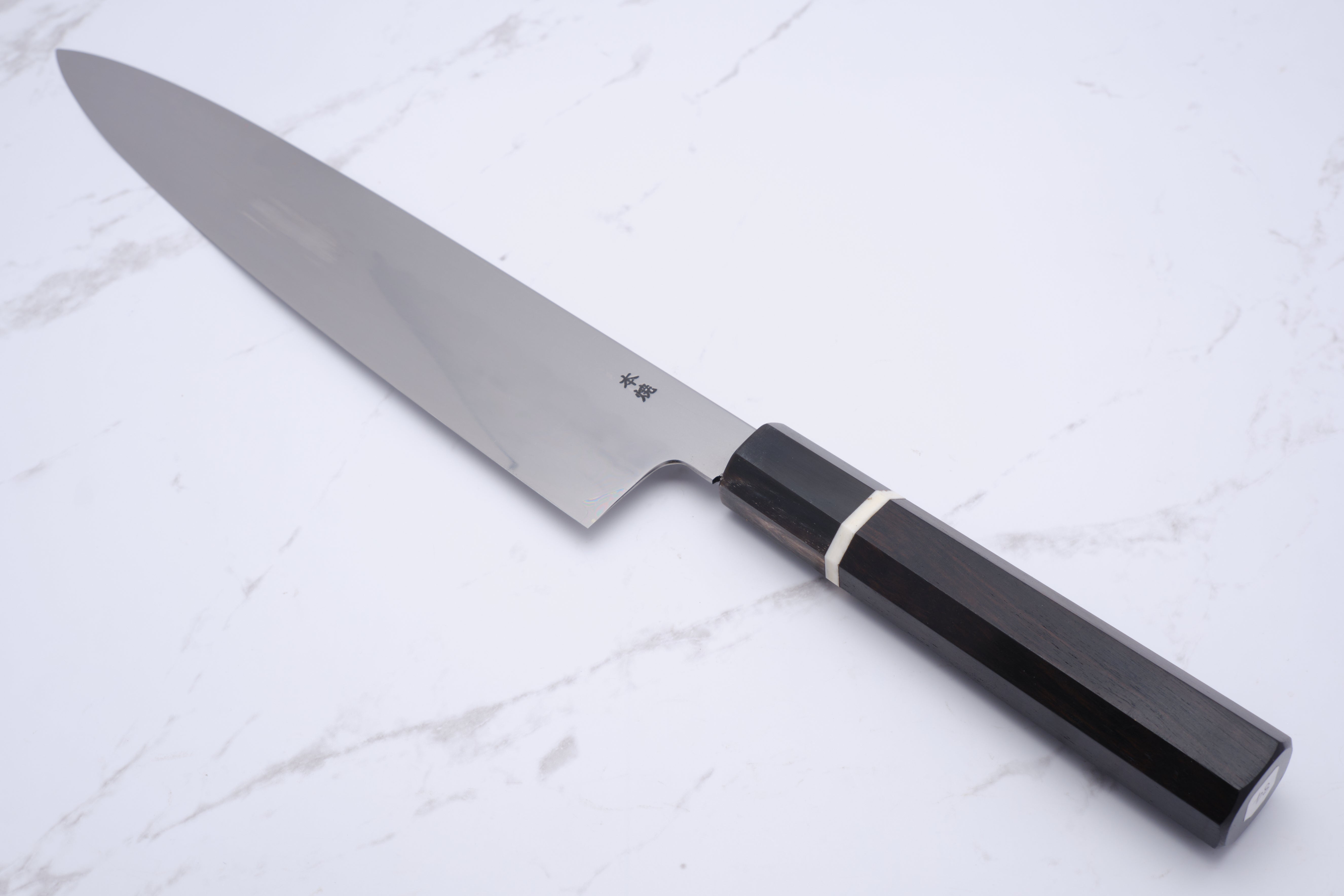 Ikeda Abura-Honyaki 270 mm Gyuto Shirogami 3 – Ebenholz