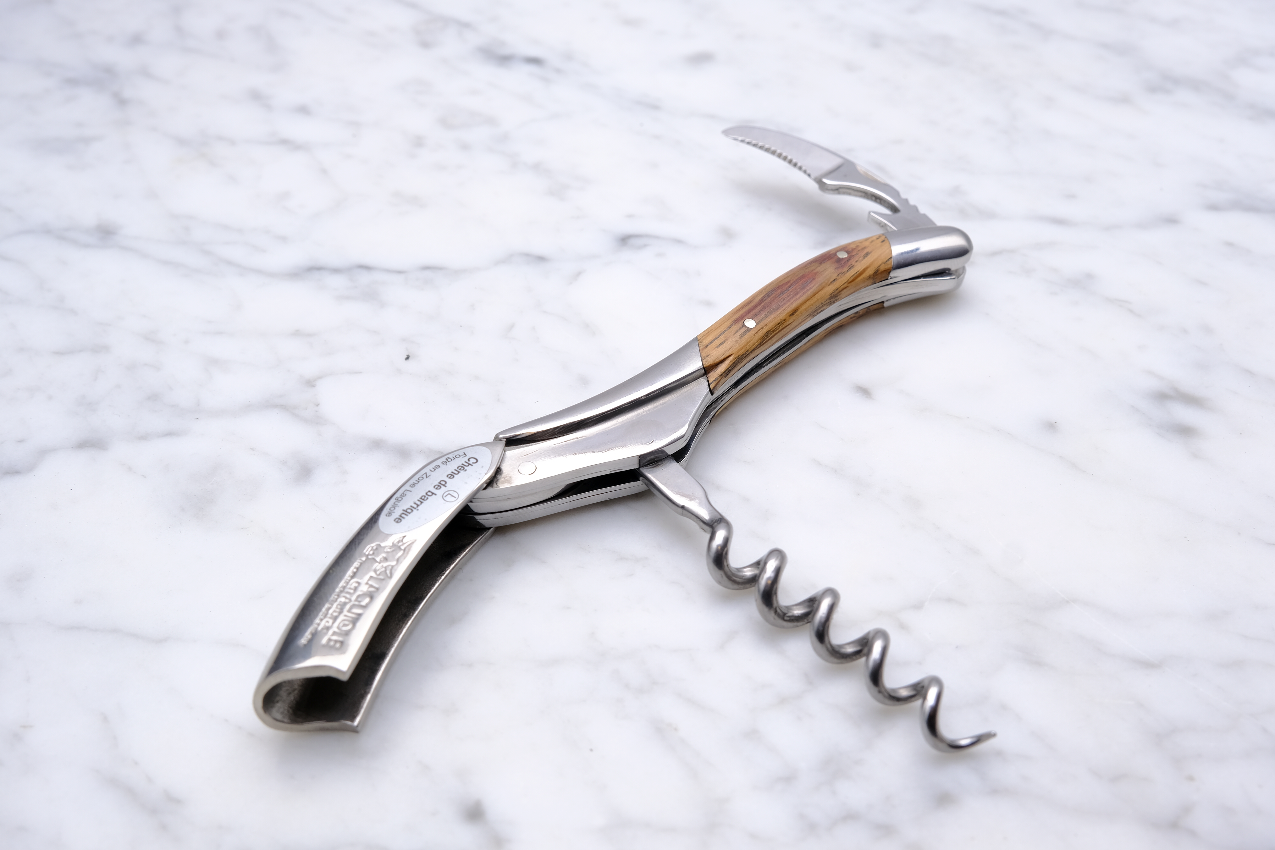 Corkscrew - Wine Barrel Wood Blank