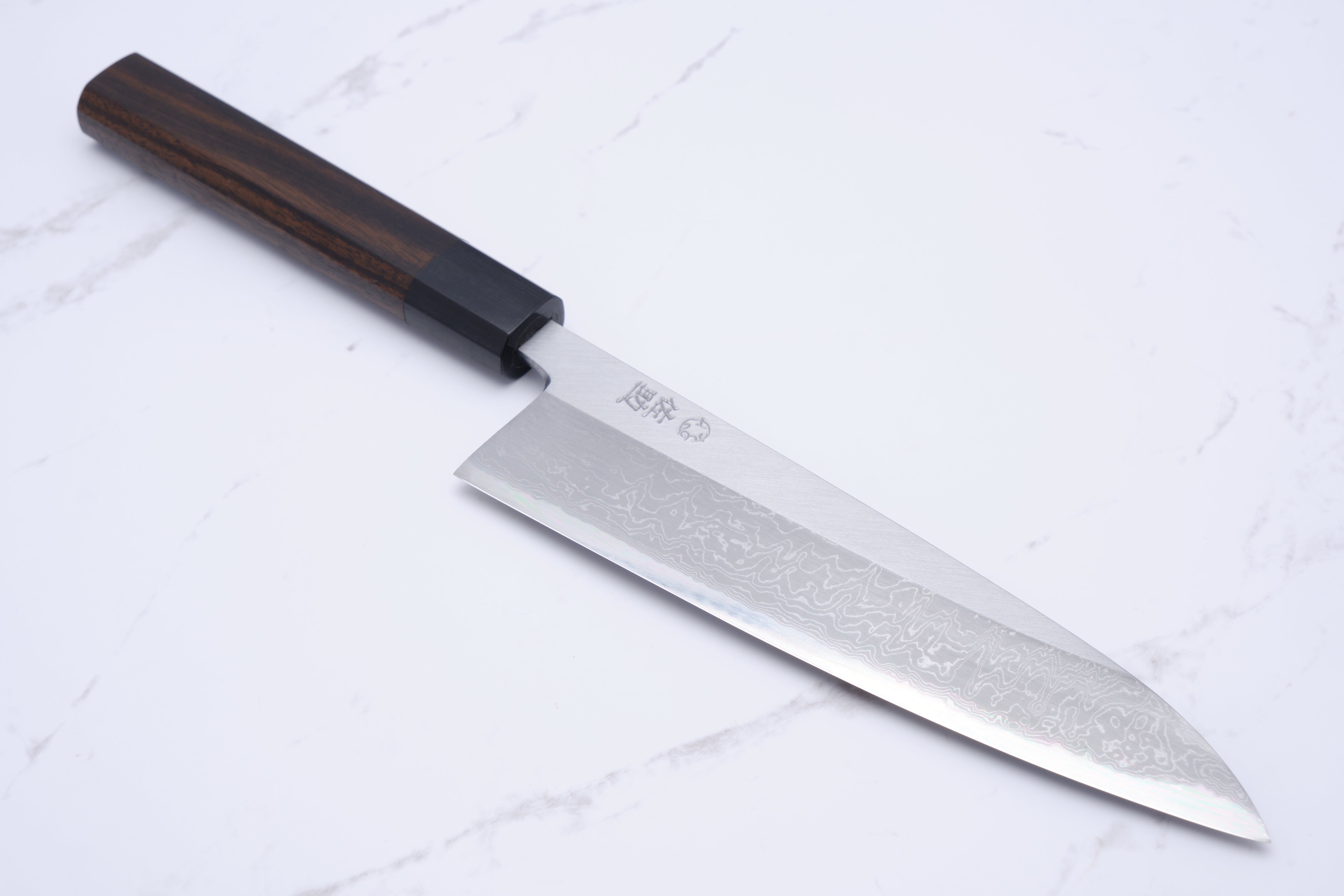 Sasuke 190 mm Damascus Gyuto Shirogami 2