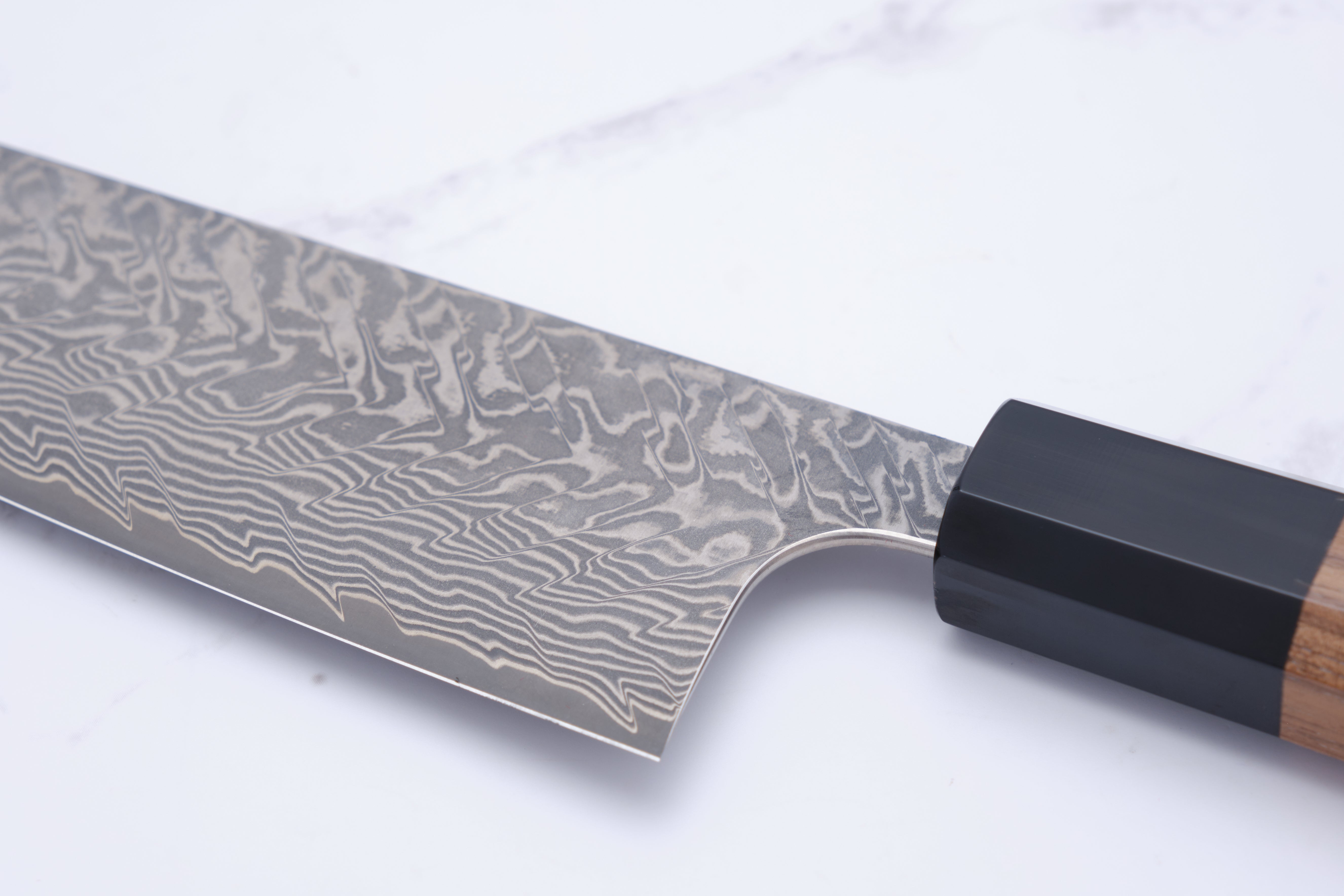 Yoshimi Kato SG2 Damascus Santoku 170 mm