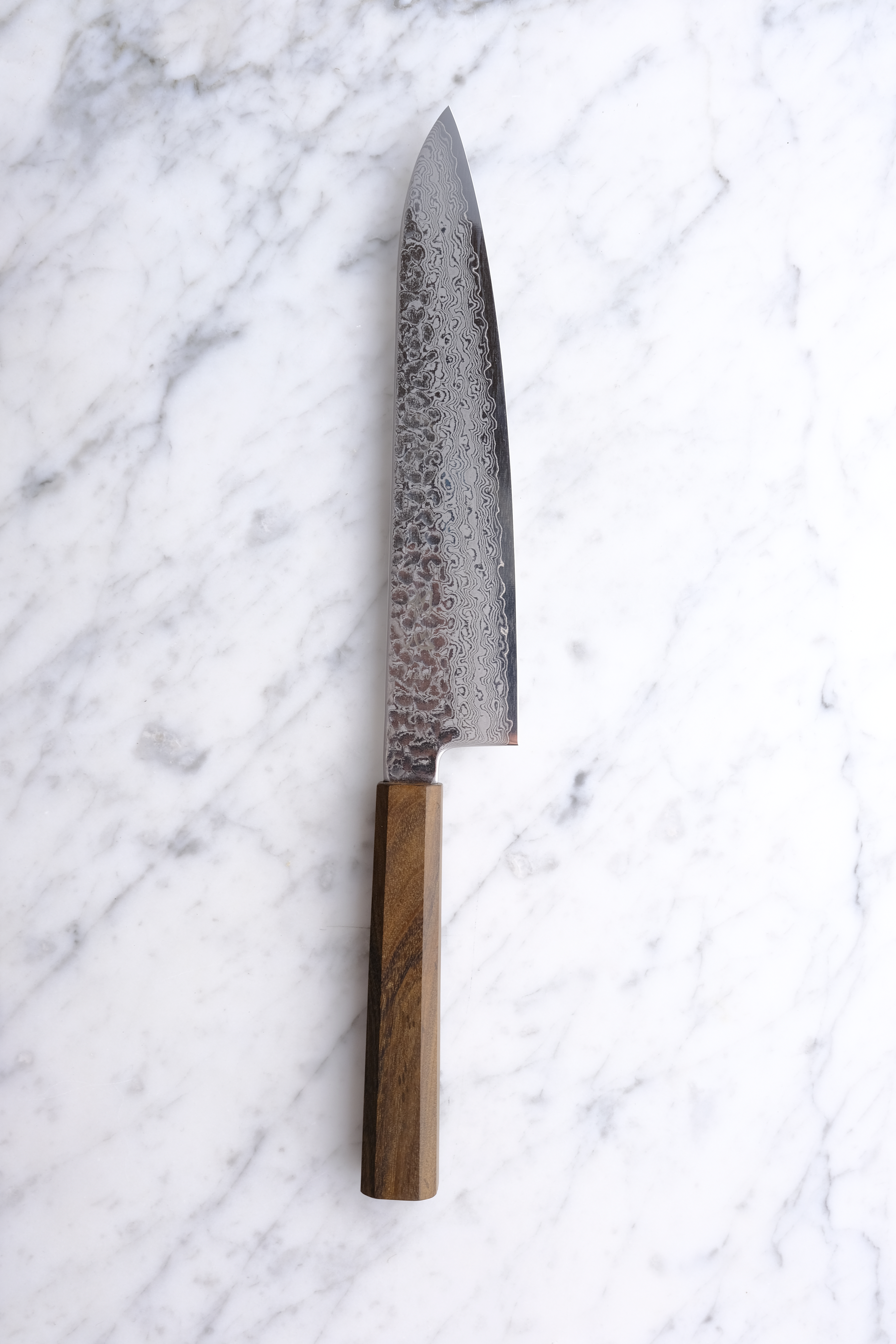 Hatsukokoro Hayabusa Damascus 210 mm Gyuto - VG-10