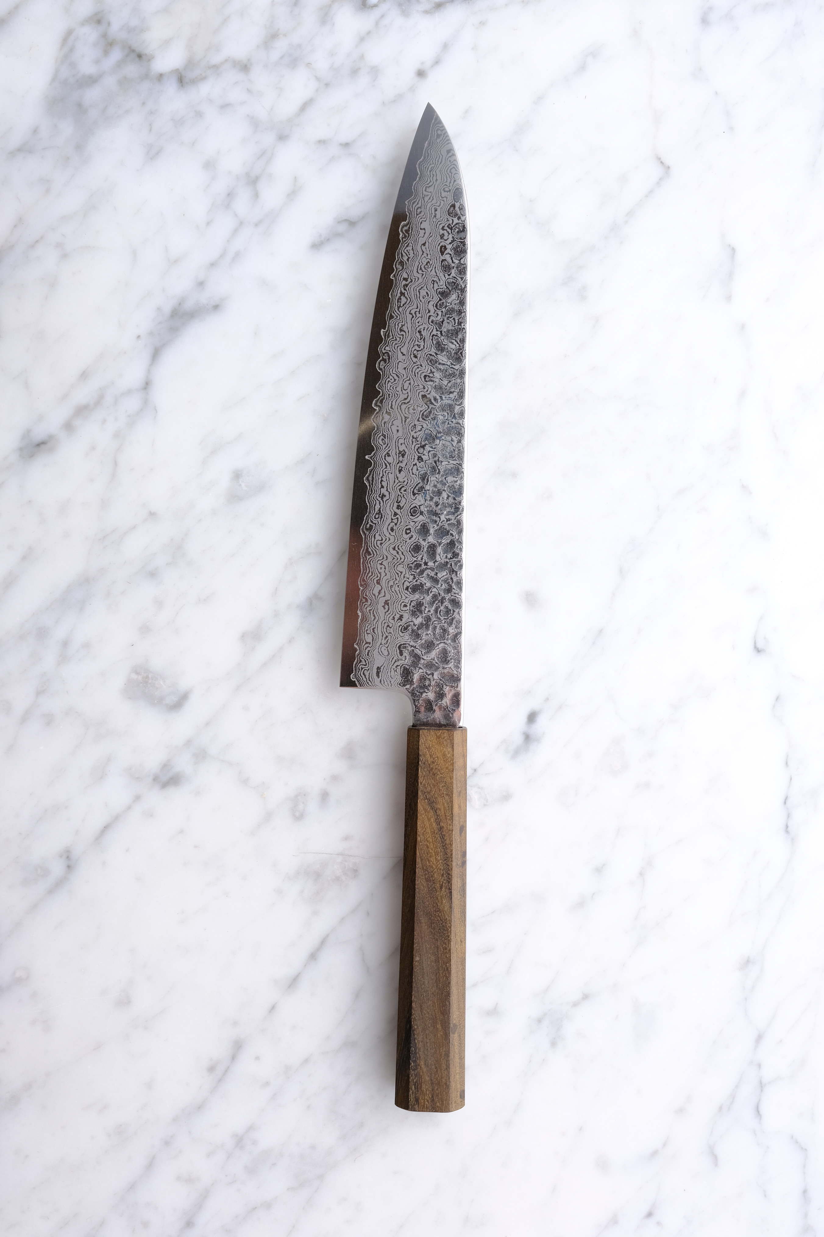 Hatsukokoro Hayabusa Damascus 210 mm Gyuto - VG-10