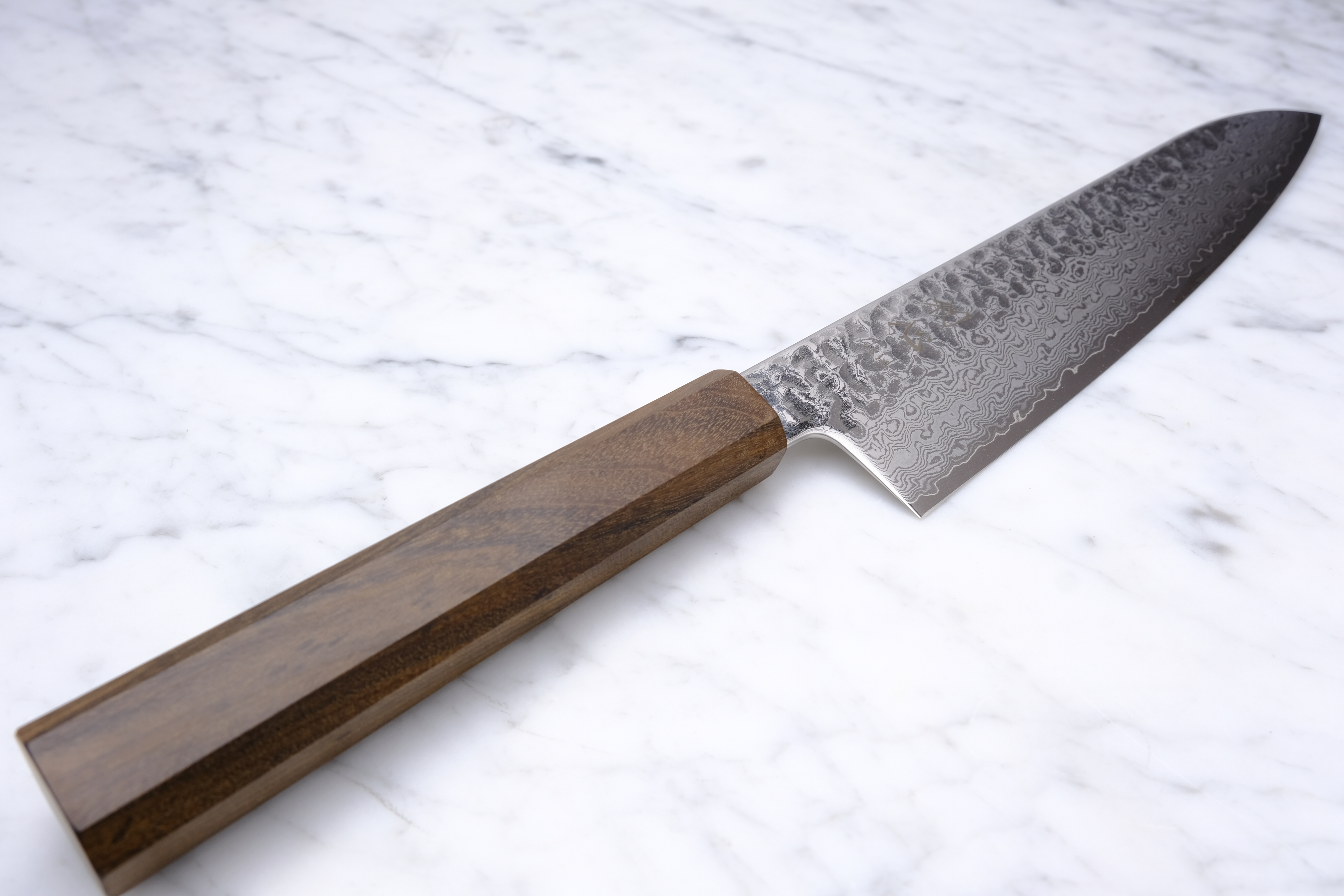 Hatsukokoro Hayabusa Damascus 210 mm Gyuto - VG-10