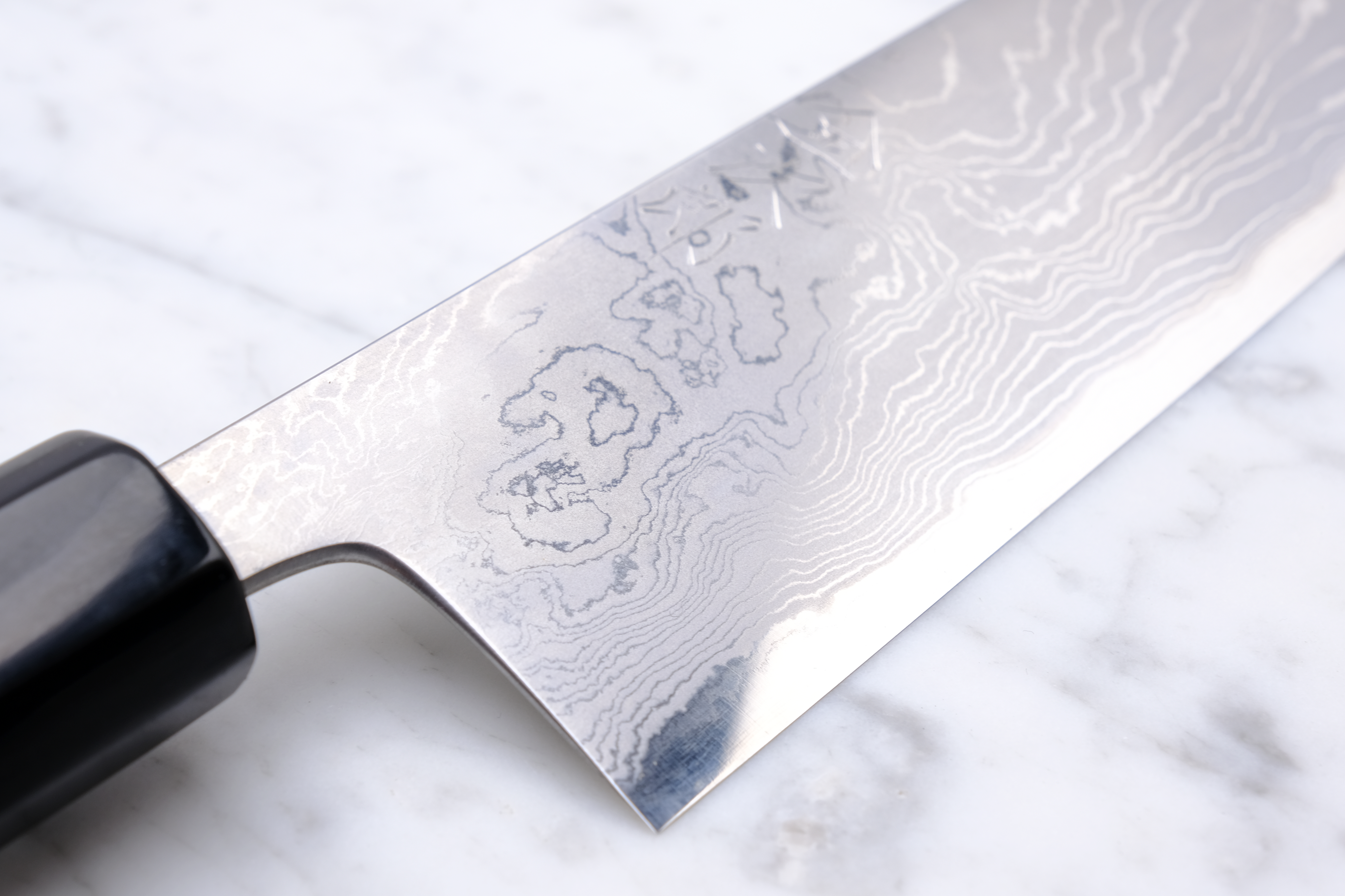 Wakui Kinjiro Damascus 240 mm Gyuto - Aogami 2