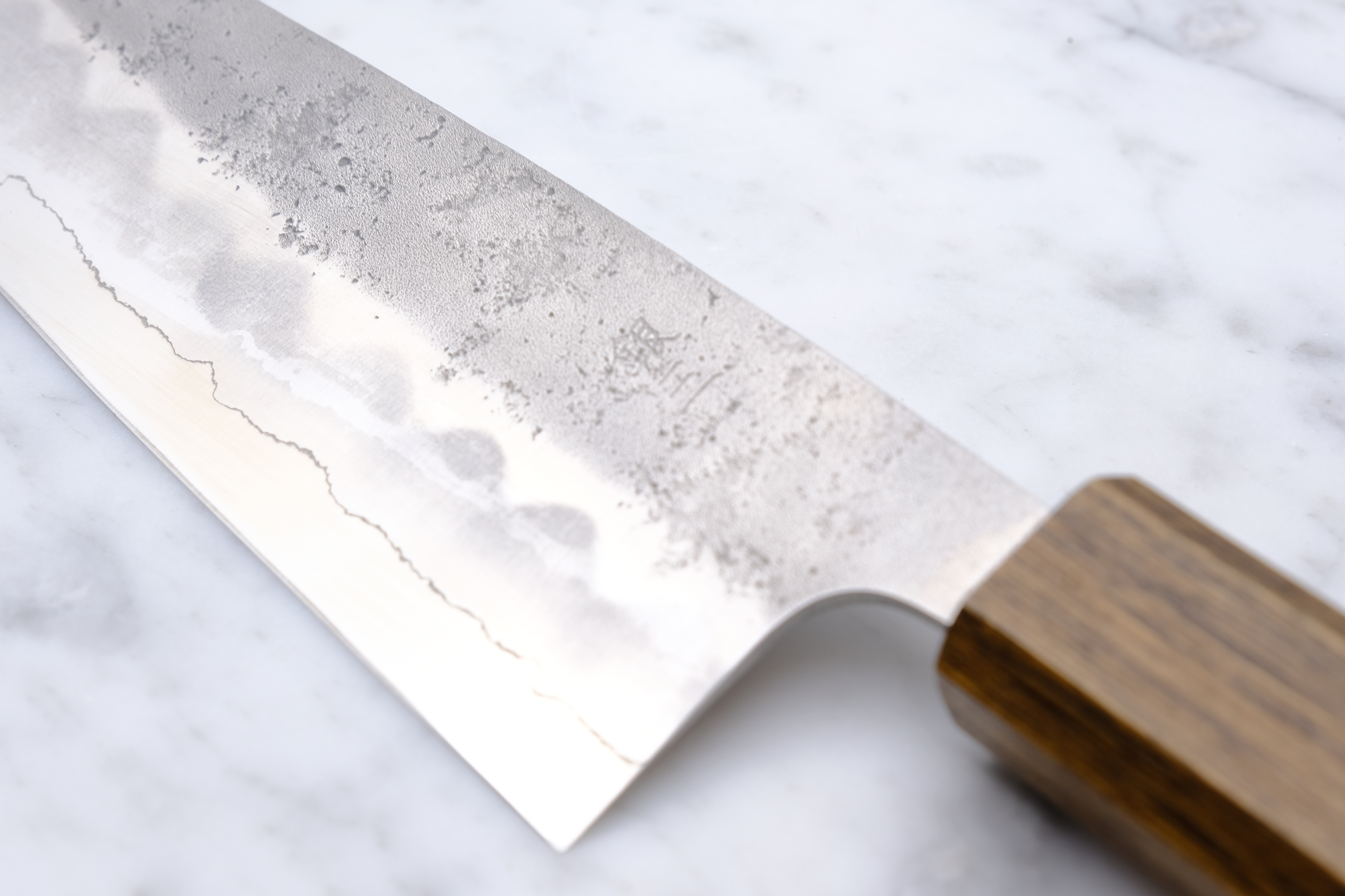 Foodgear Hamono Santoku 165 mm Santoku Gin3 – Walnuss