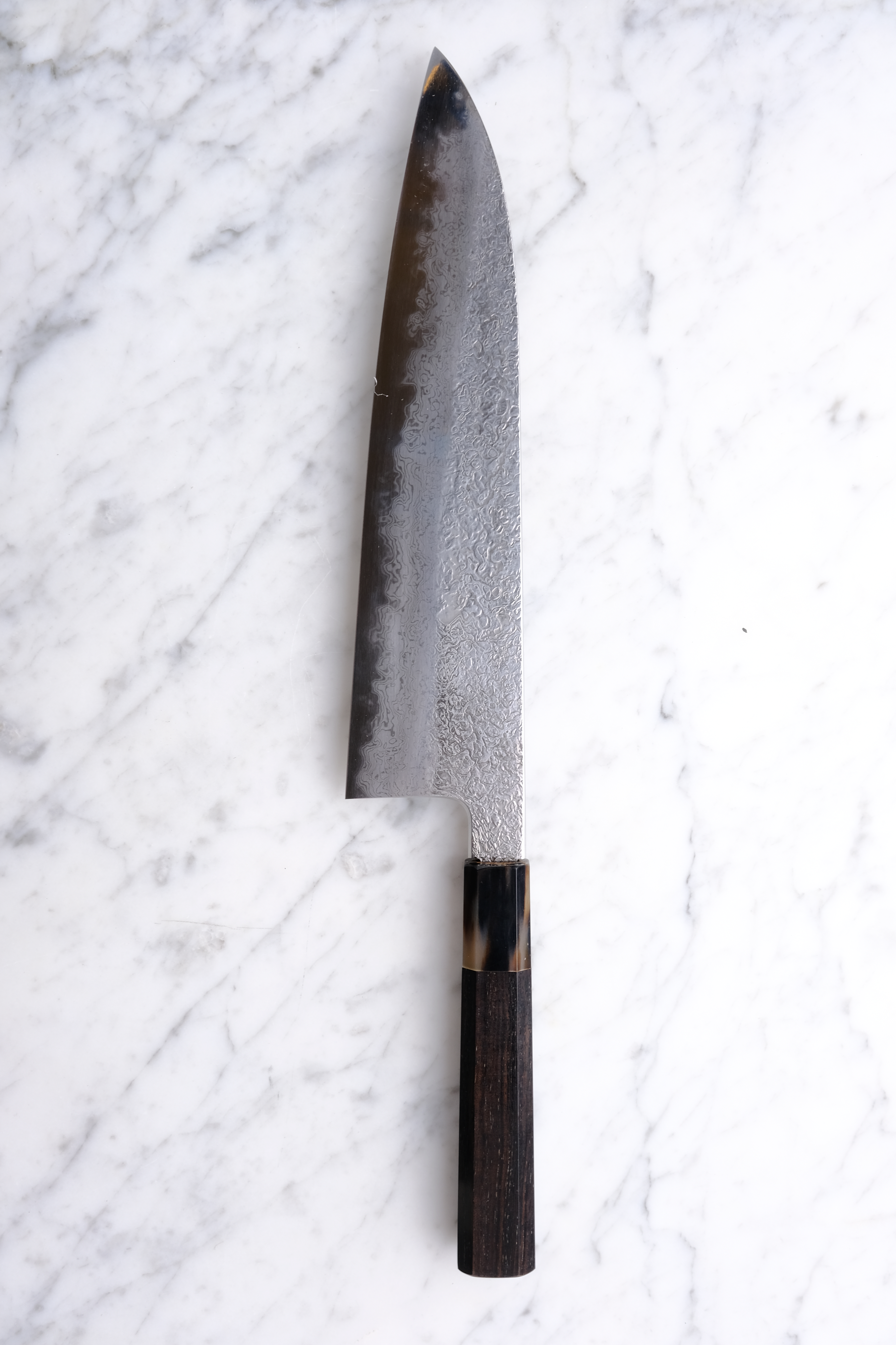 Masuda Yoshihide Migaki 240mm Gyuto - Aogami 1 - Ibenholt