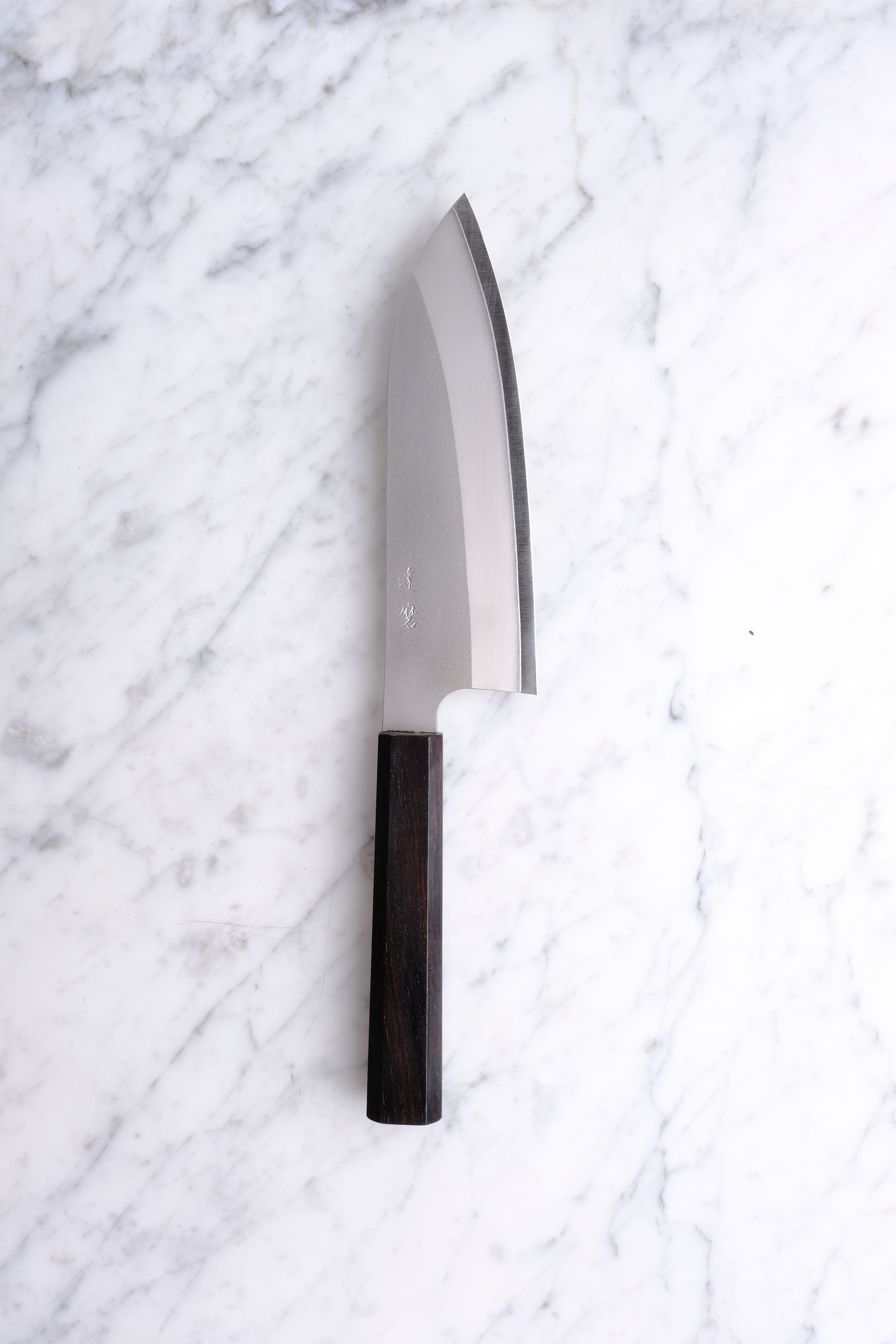 Daruma Hamono Santoku 165mm Ginsan - Ibenholt