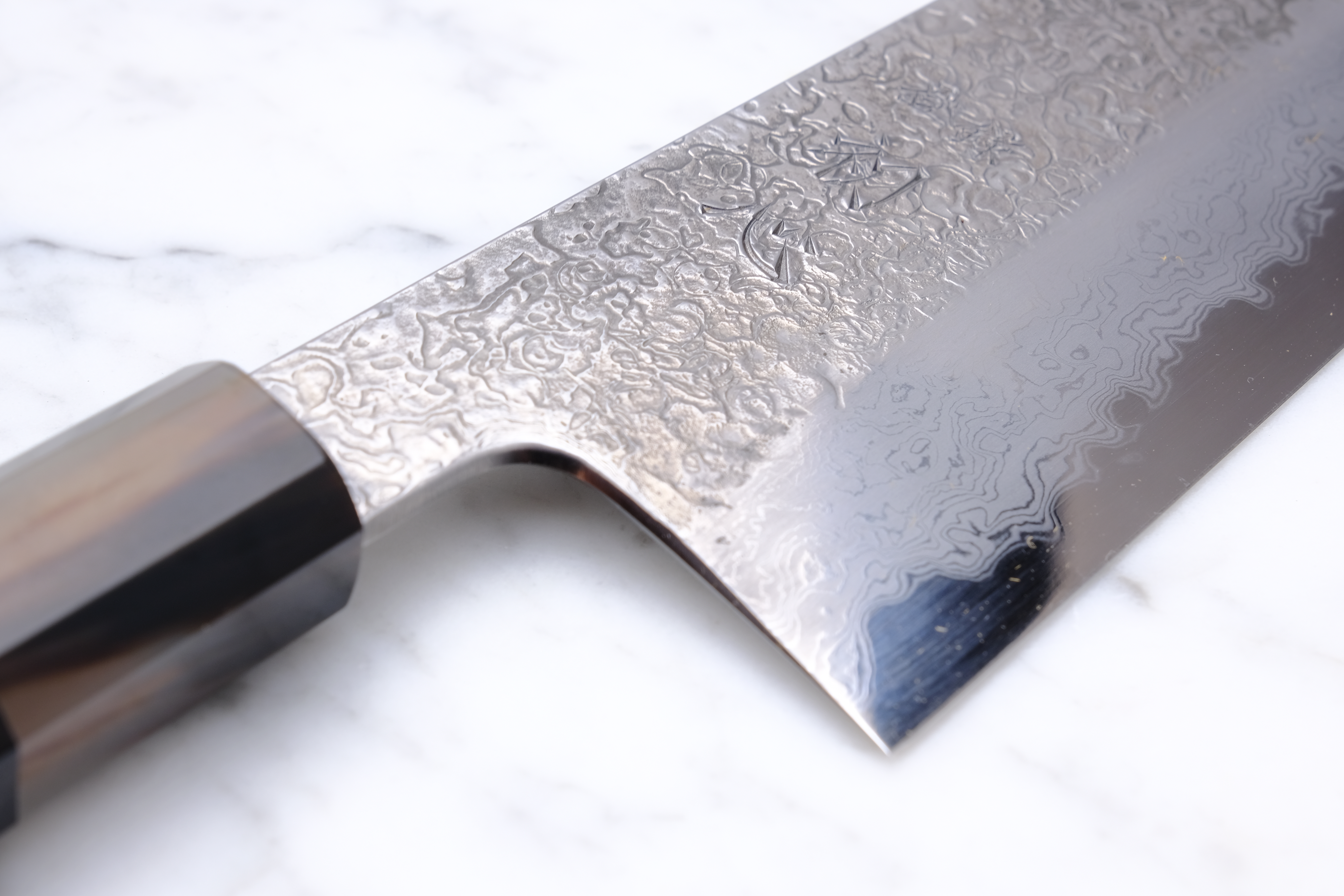 Masuda Yoshihide Migaki 240mm Gyuto - Aogami 1 - Ibenholt