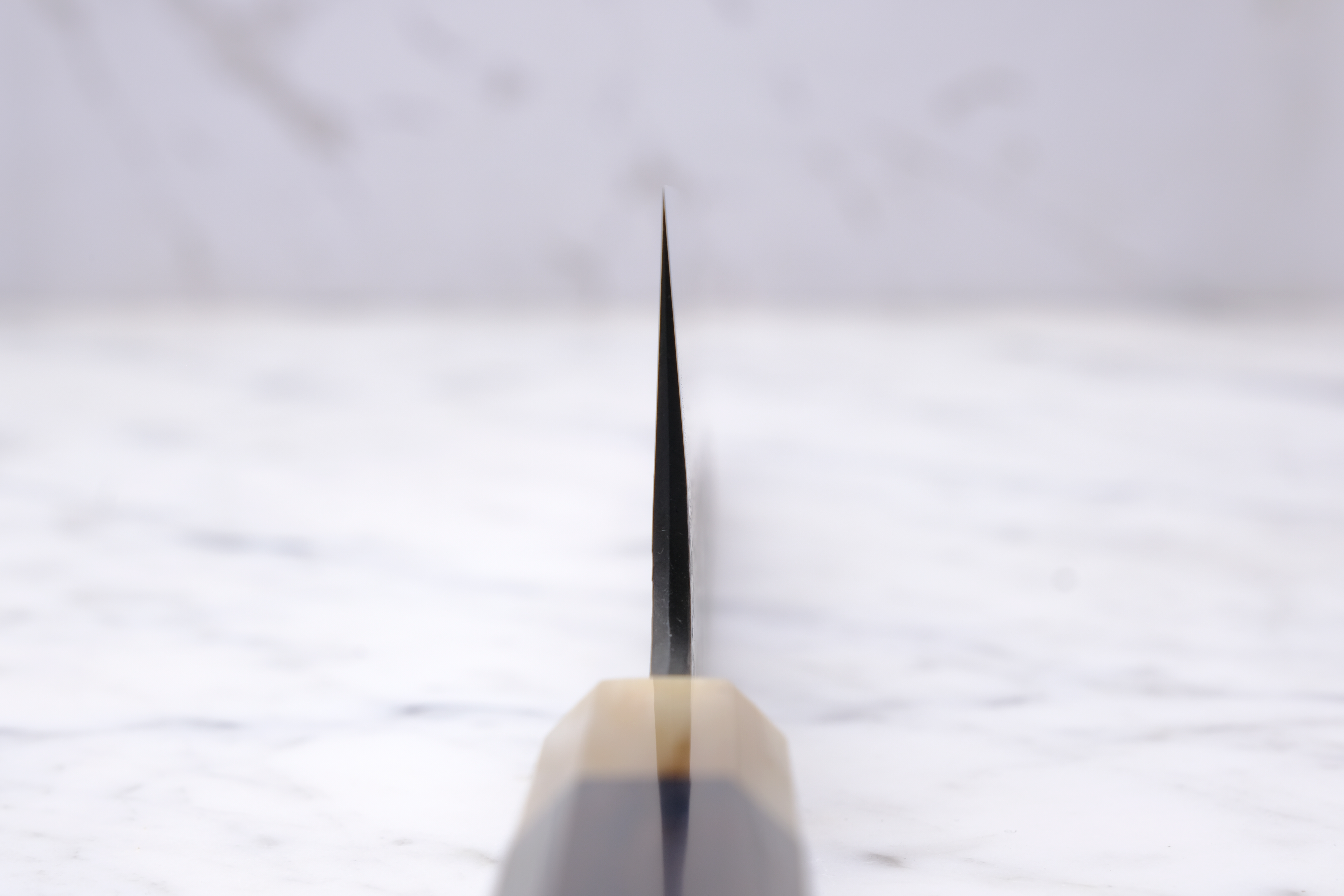 Masuda Yoshihide Damascus Kurozome 210mm Gyuto - Aogami 1 - Ibenholt