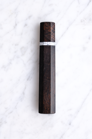 Handle – Ebony and White Ring – Large