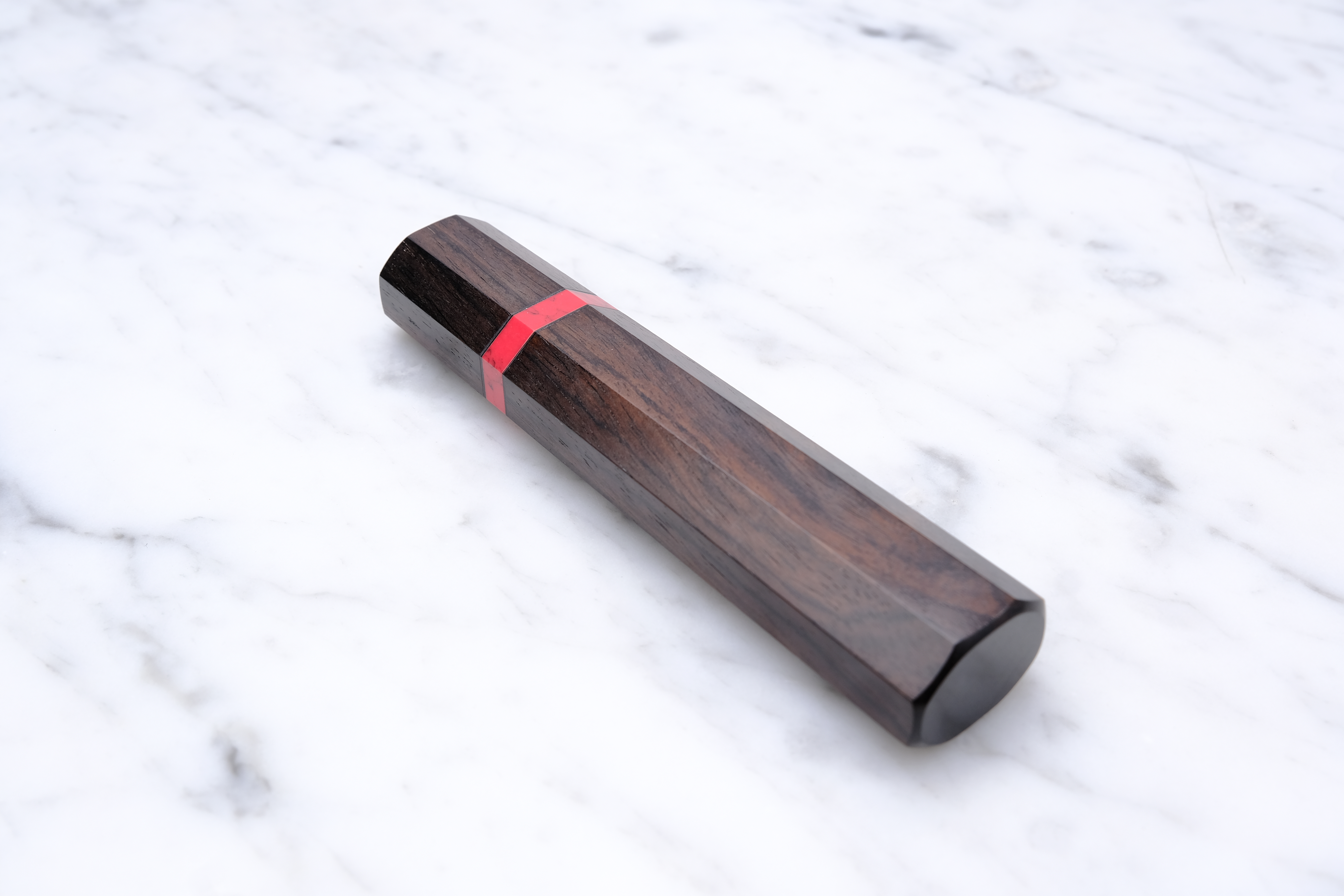 Skæfte - Ibenholt og Rød Ring - Lille