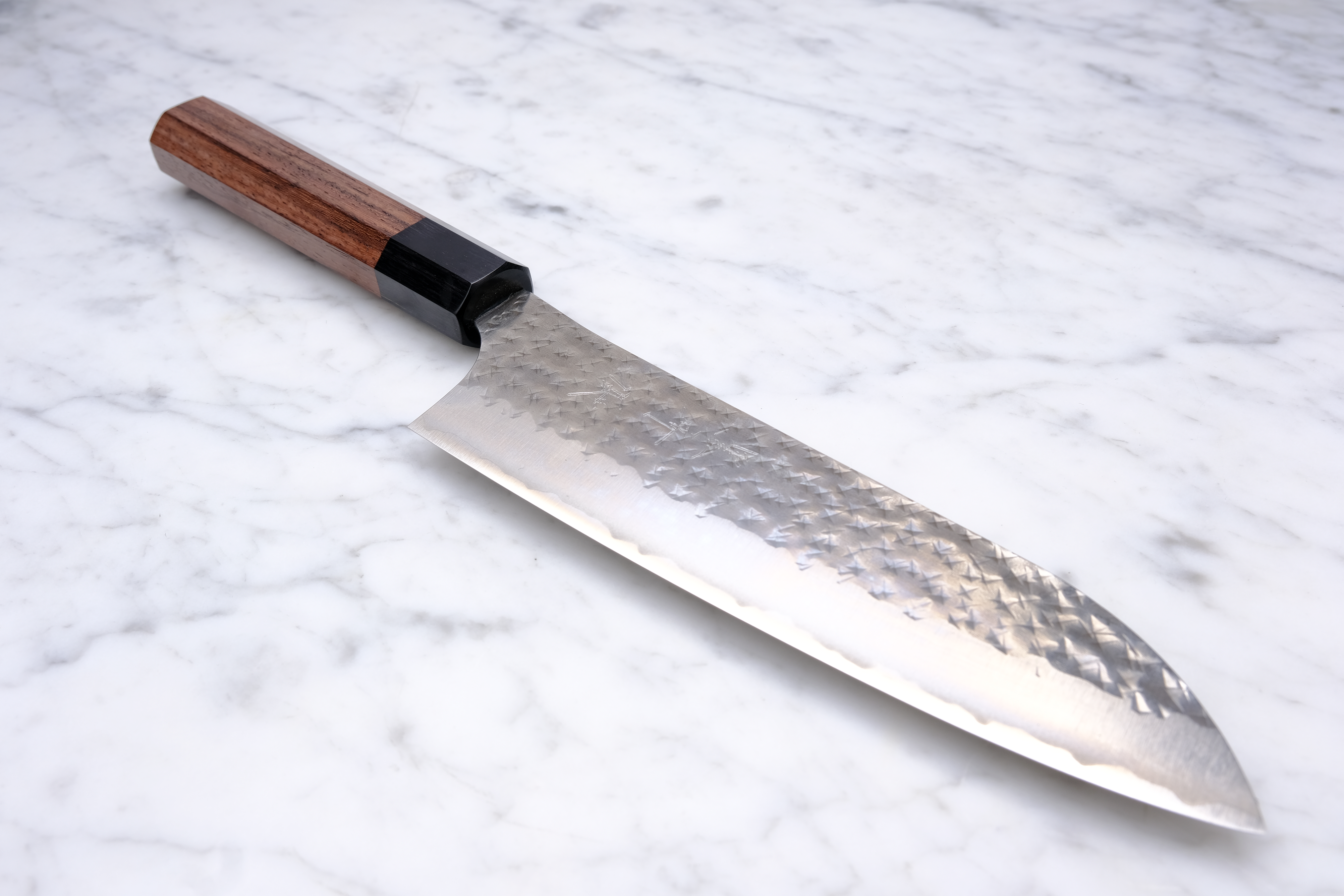 Yu Kurosaki 170 mm Santoku Kokusen Ryu  - Aogami Super - Rosentræ