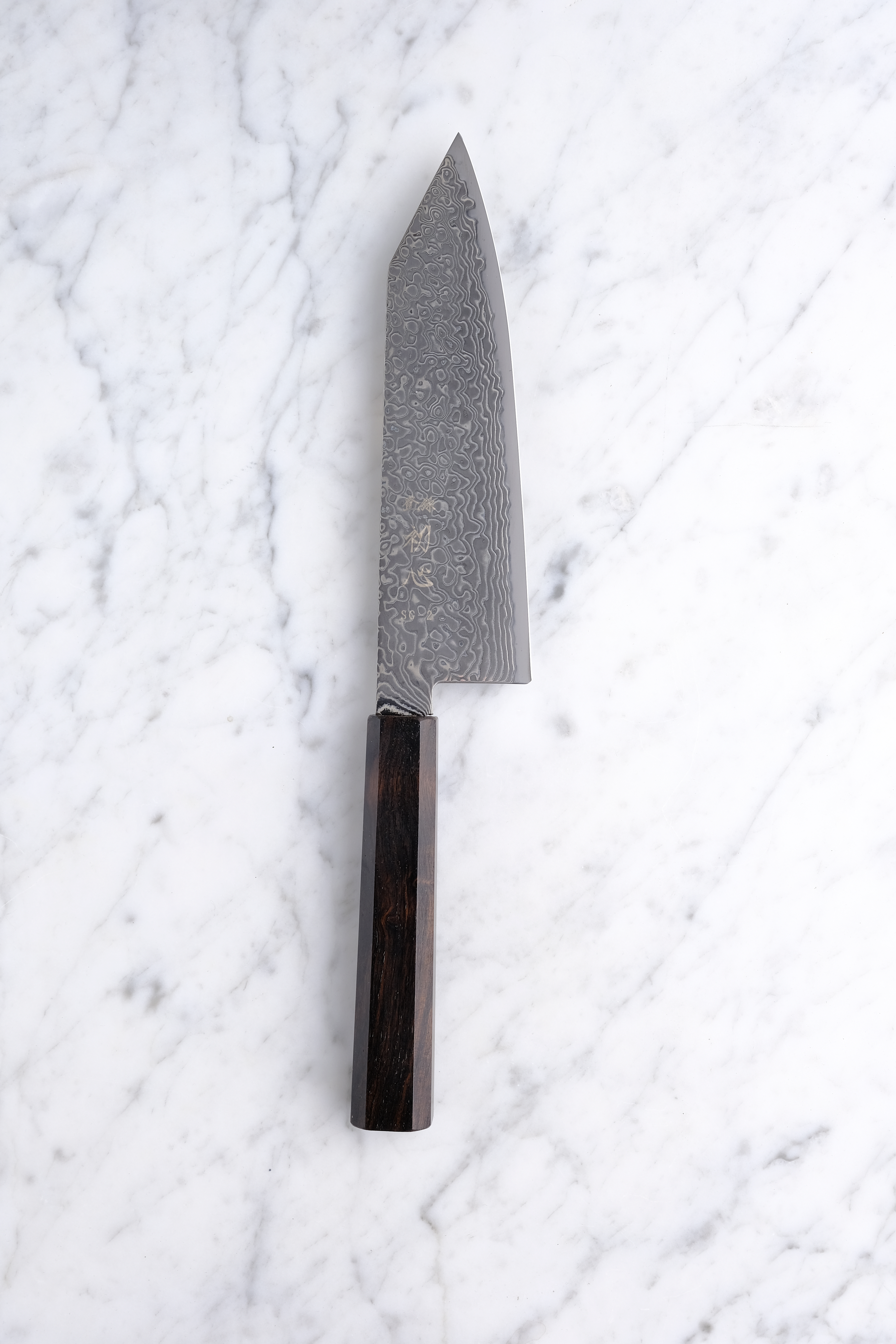 Hatsukokoro Ryuhyo Kurozome 180 mm Bunka - SG2