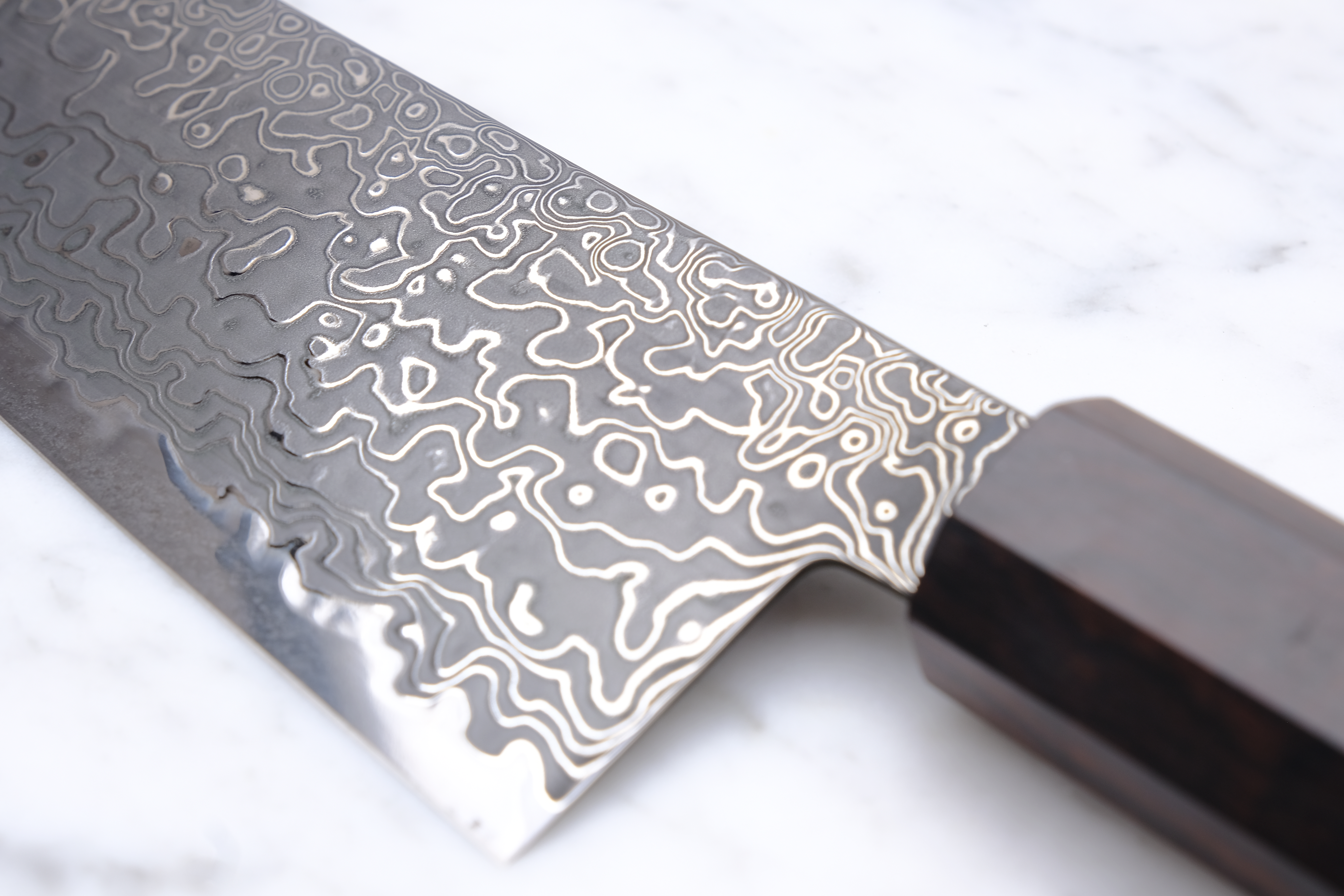 Hatsukokoro Ryuhyo Kurozome 240 mm K-tip Gyuto - SG2