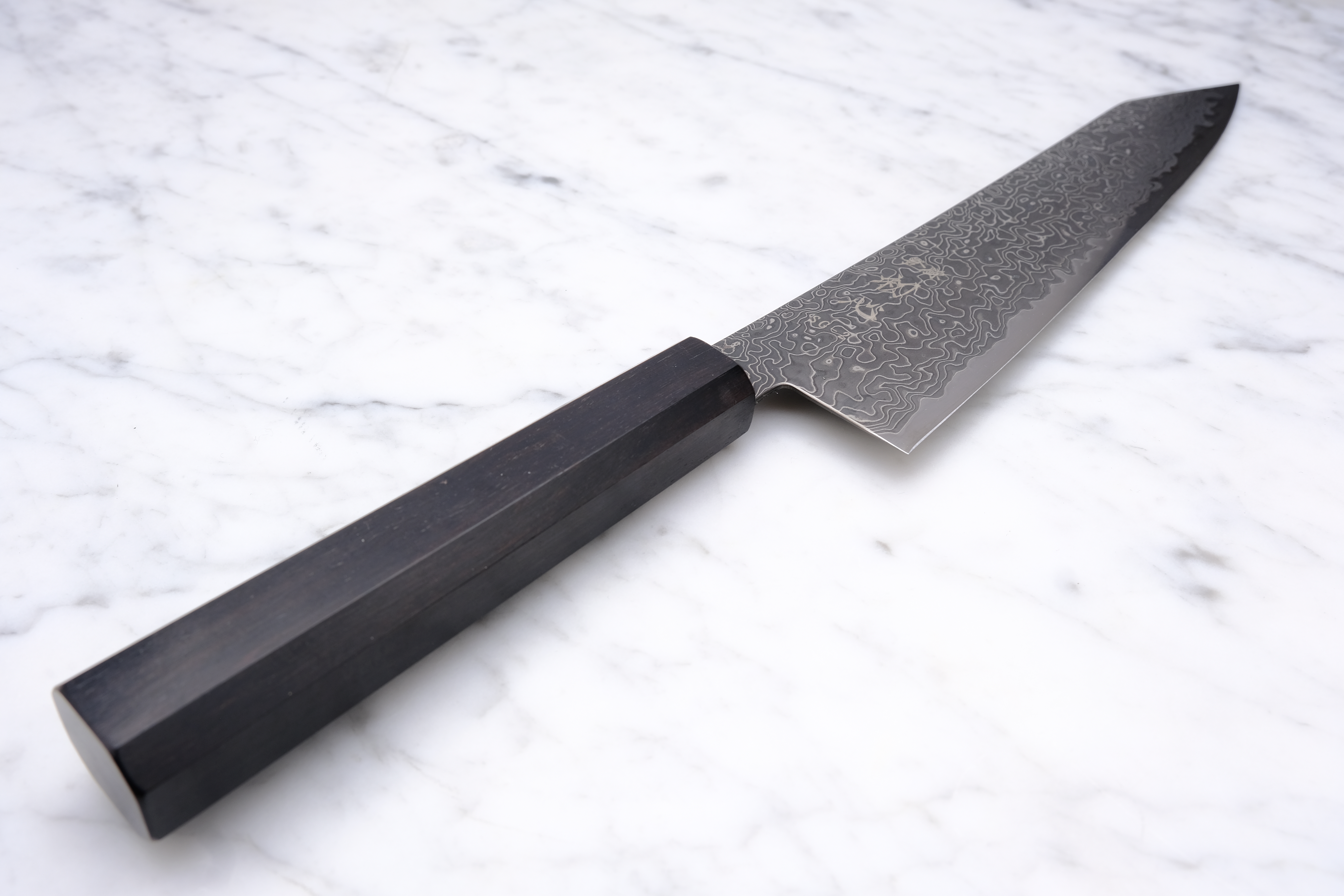 Hatsukokoro Ryuhyo Kurozome 210 mm K-Tip Gyuto - SG2