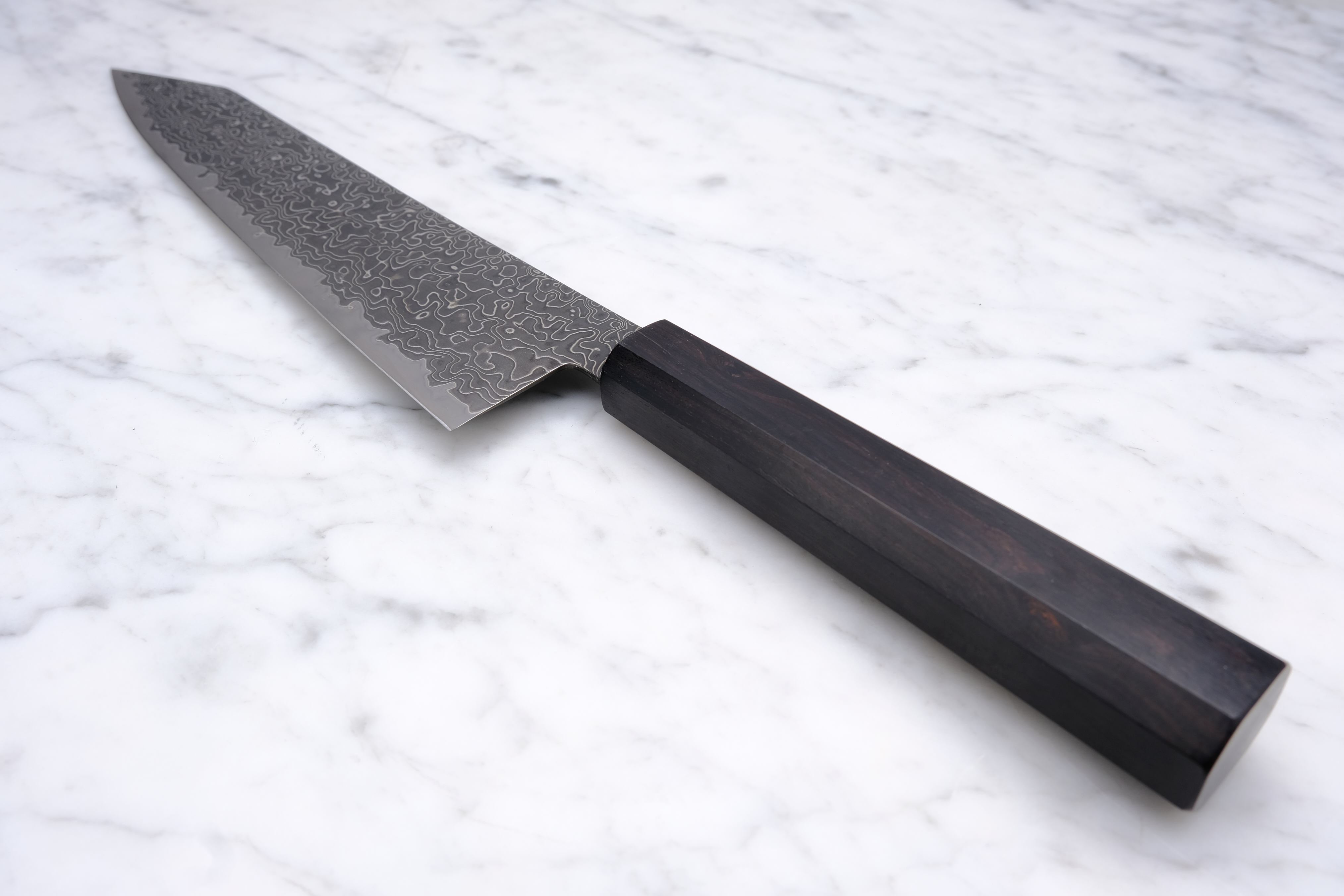 Hatsukokoro Ryuhyo Kurozome 210 mm K-Tip Gyuto - SG2
