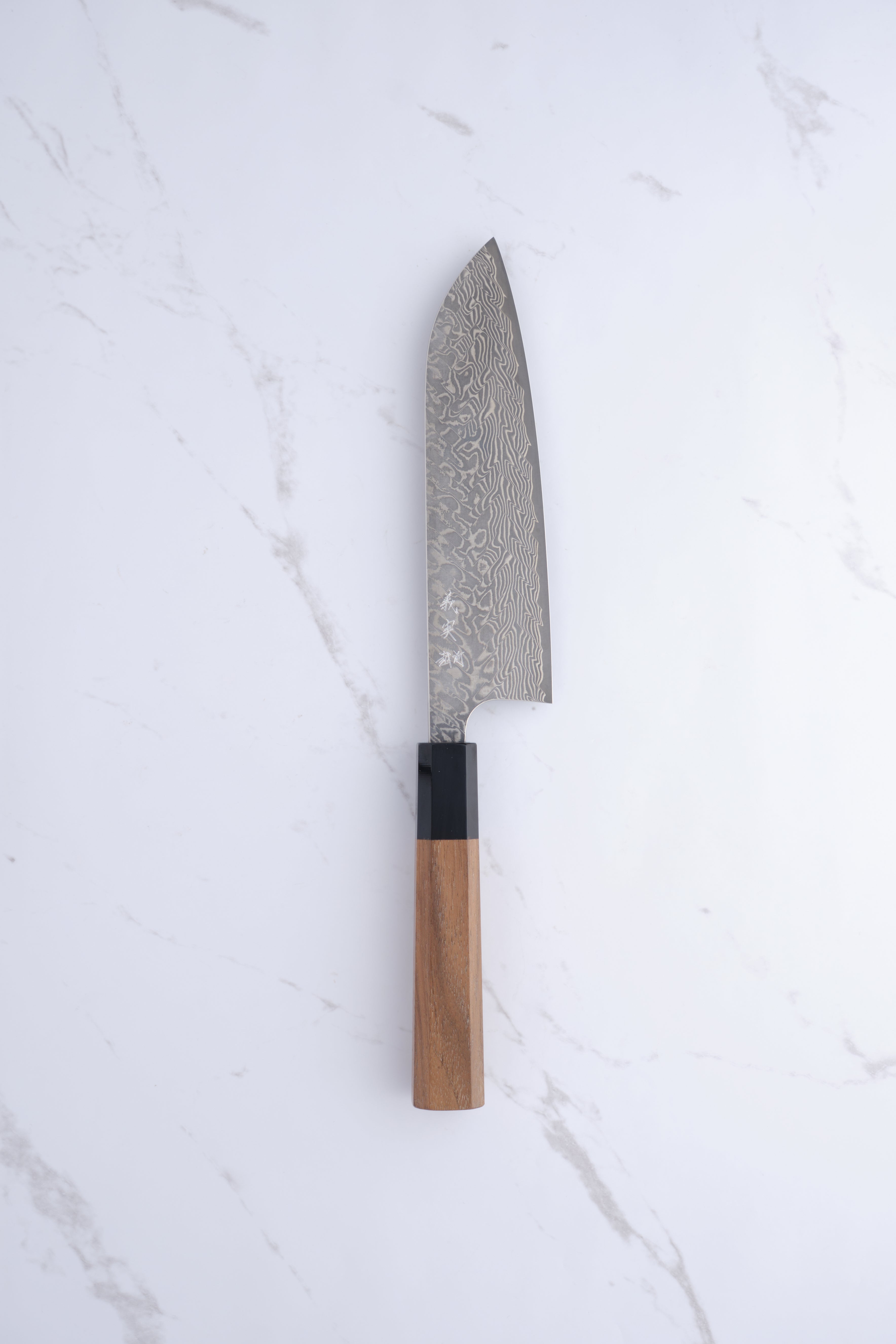 Yoshimi Kato SG2 Damascus Santoku 170 mm