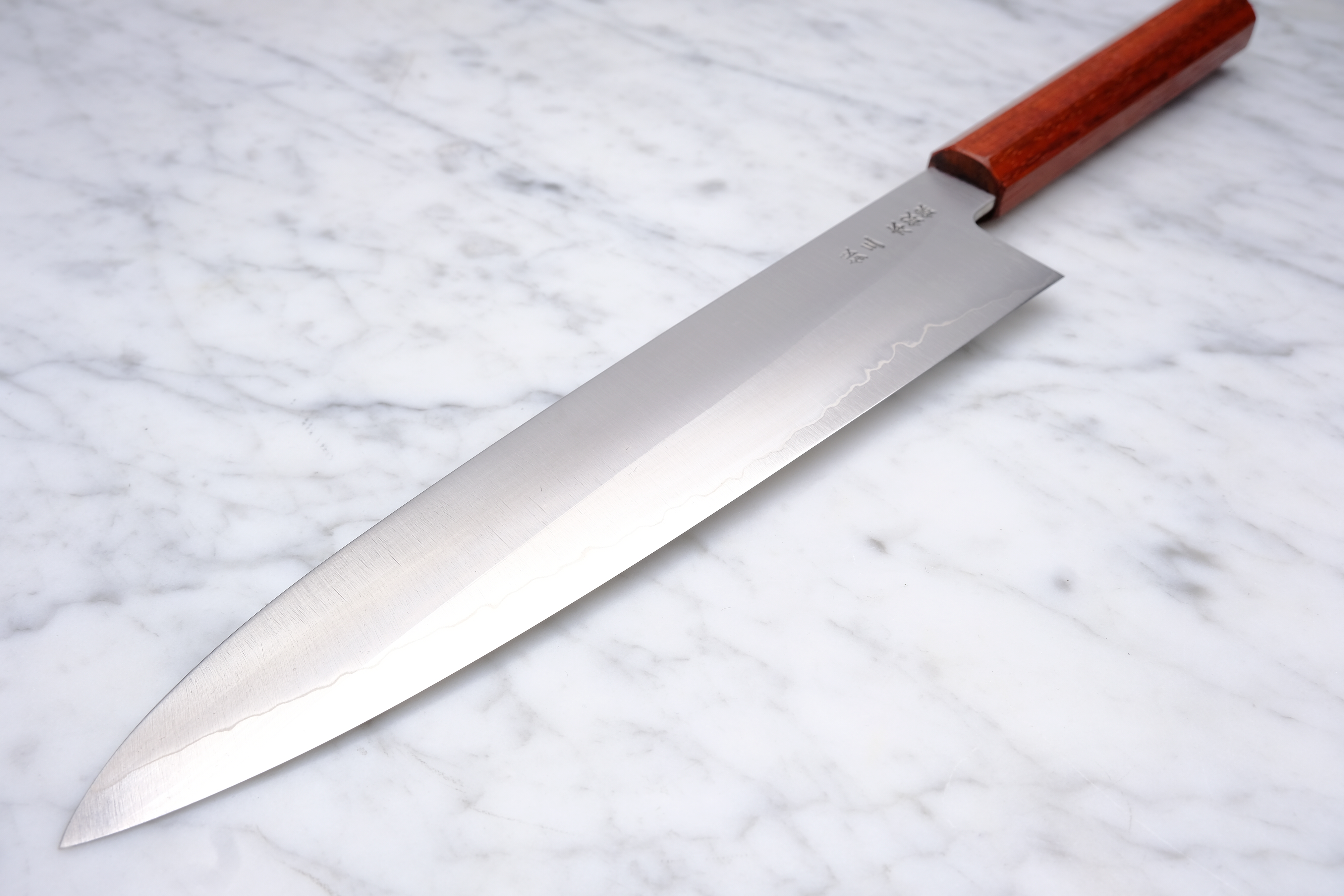Sakai Kanechika Gyuto 240mm Ginsan - Padauk