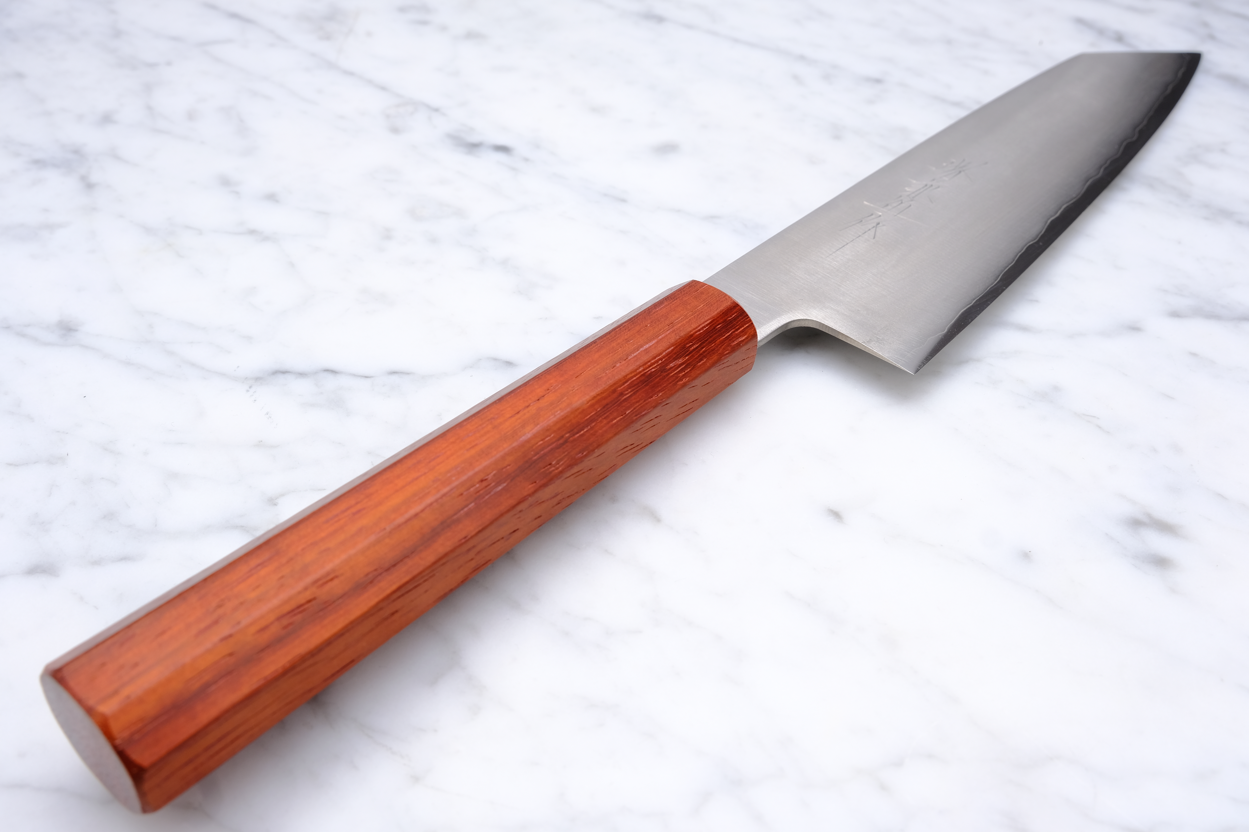 Sakai Kanechika Kiritsuke Gyuto 195mm Ginsan - Padauk