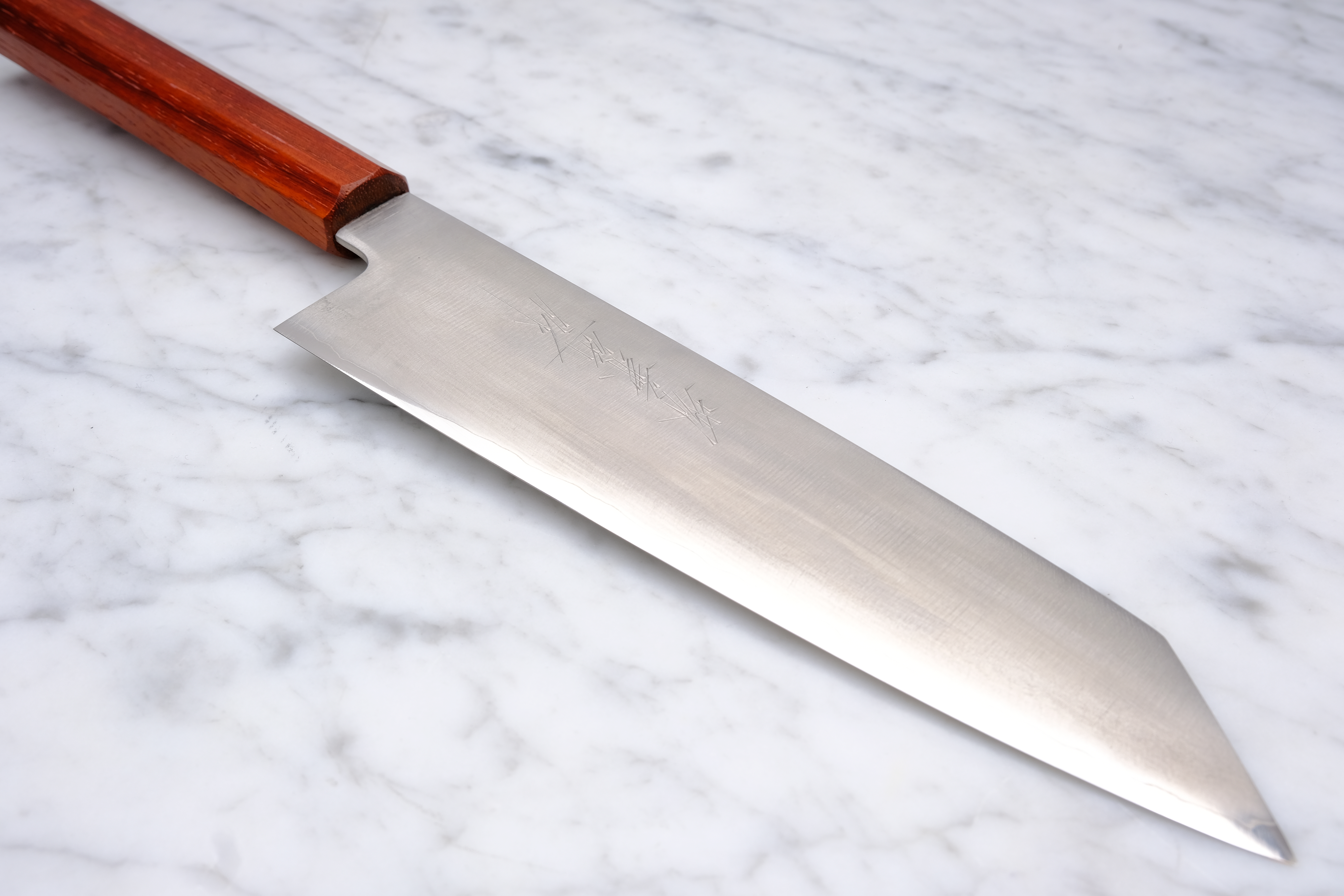 Sakai Kanechika Kiritsuke Gyuto 195mm Ginsan - Padauk