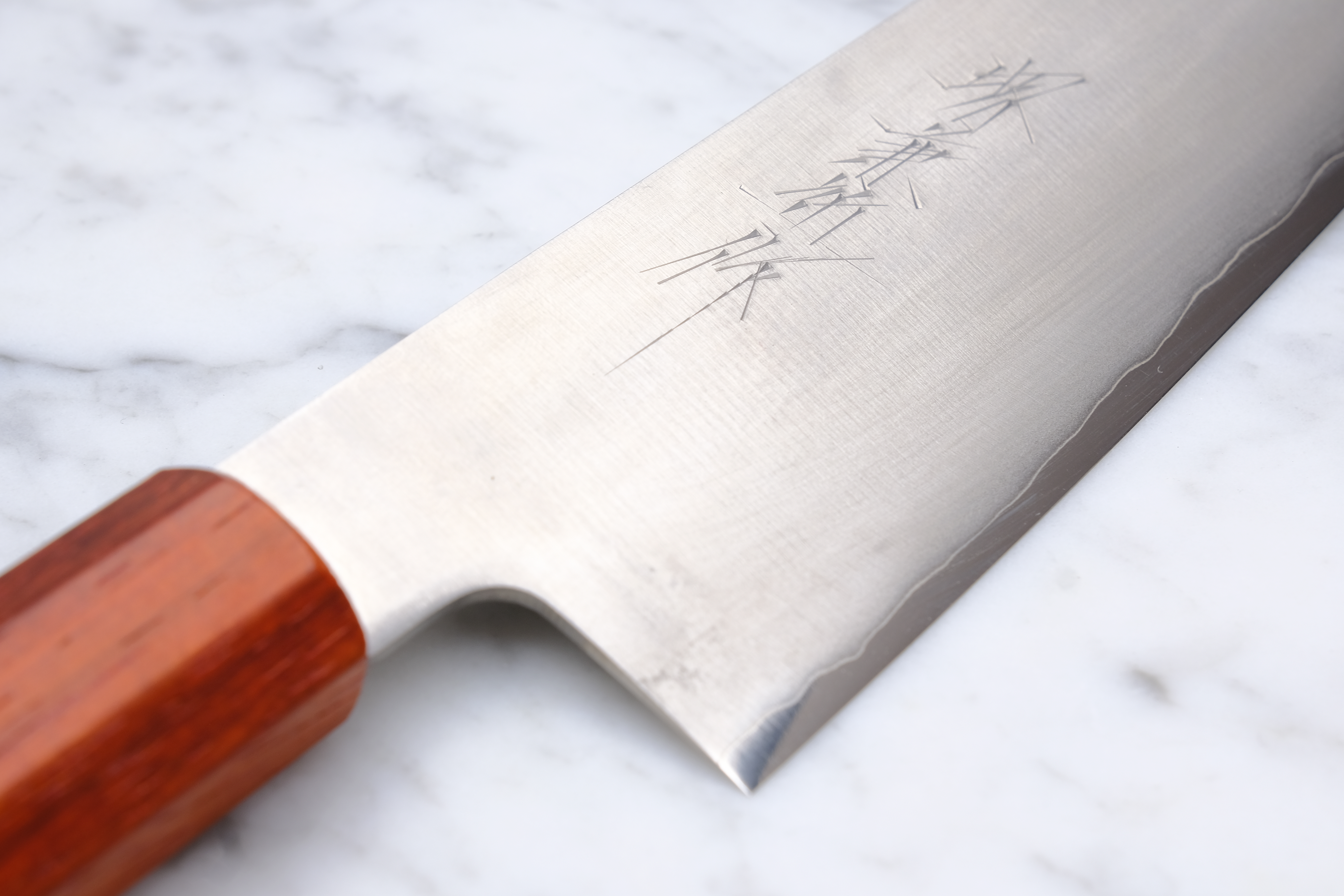 Sakai Kanechika Kiritsuke Gyuto 195mm Ginsan - Padauk