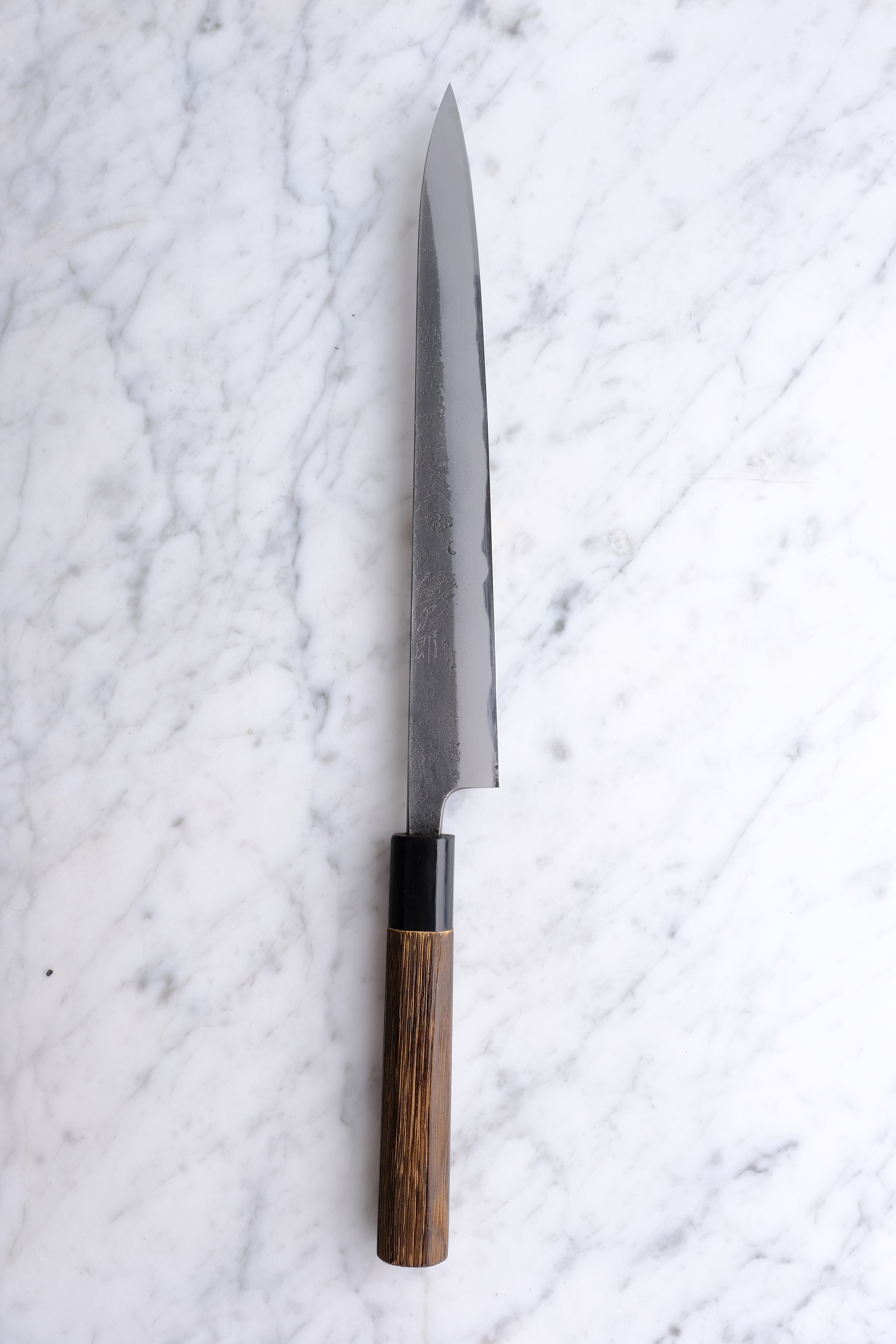 Wakui Kinjiro Nashiji Aogami #2 - 240 mm Sujihiki