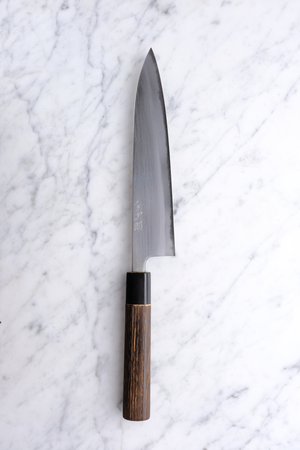 Wakui Kinjiro Migaki Aogami 2 - 210 mm Gyuto