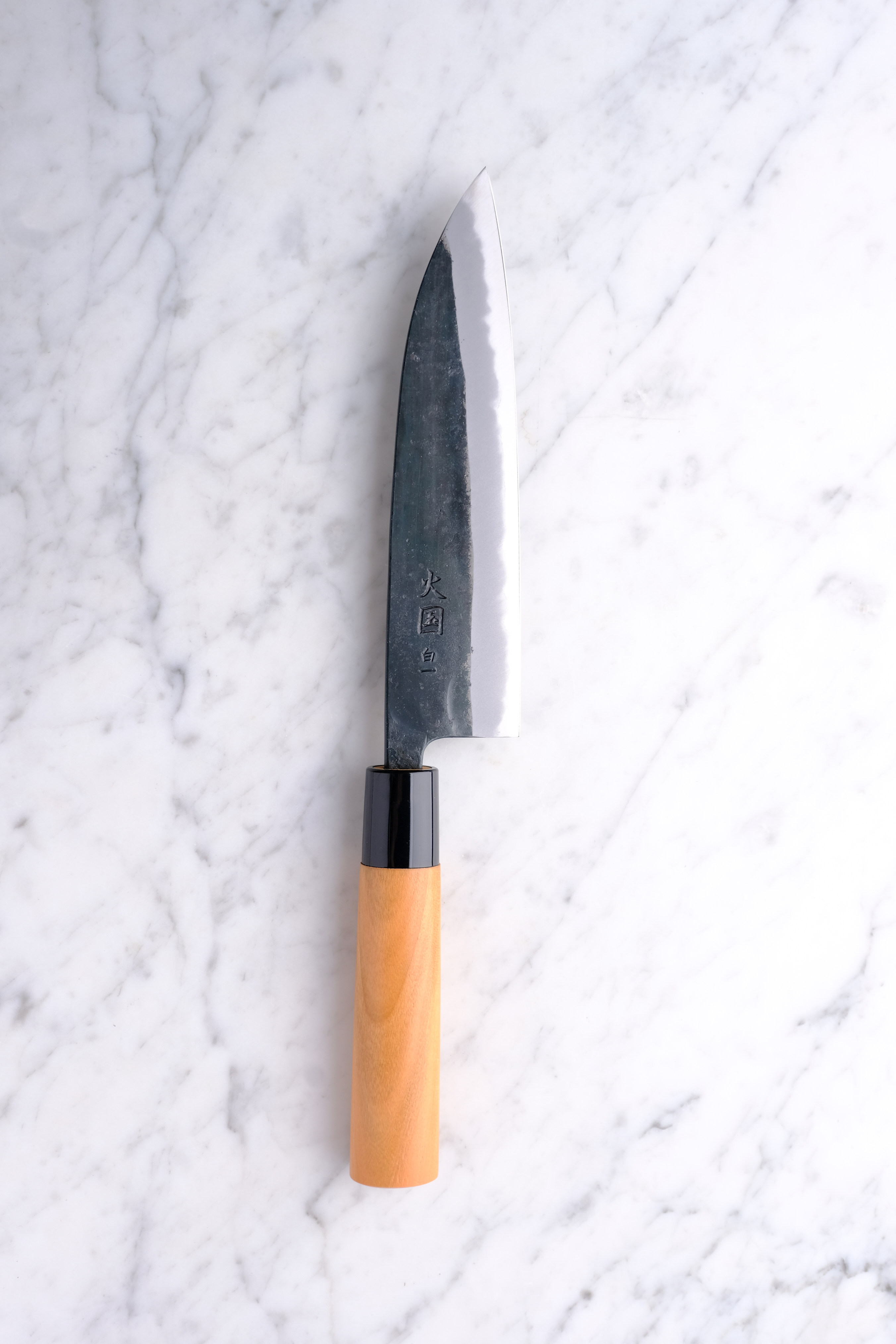 Hinokuni Kurouchi Shirogami 1 - 180 mm Gyuto