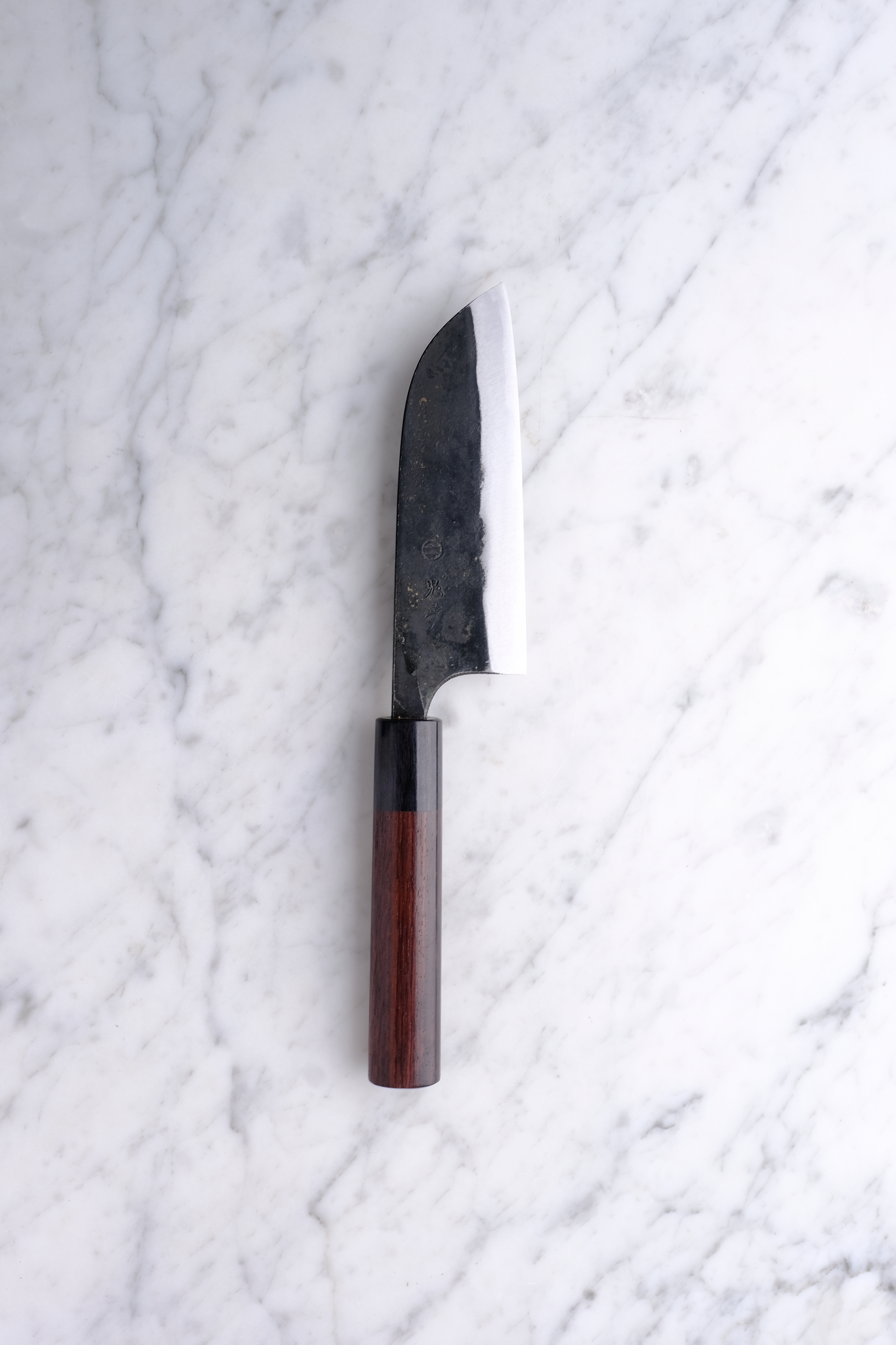 Onihiro Kurouchi Shirogami 1 - 120 mm Santoku