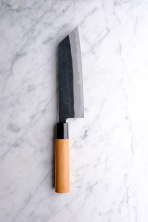 Hinokuni Kurouchi Shirogami 1 - 180 mm Bunka