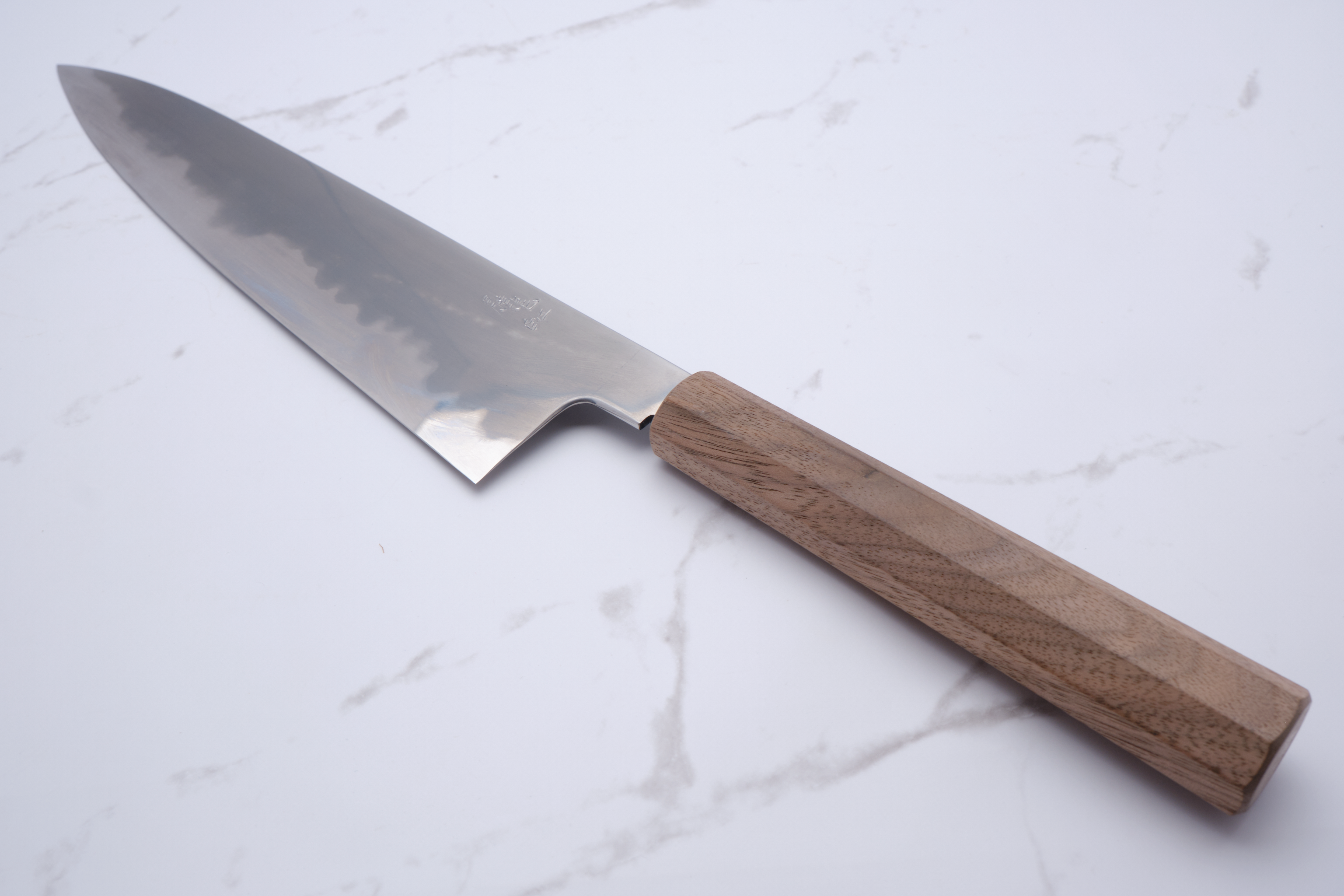 Yamato 'Oboro' 210mm Gyuto White #2 - Valnød