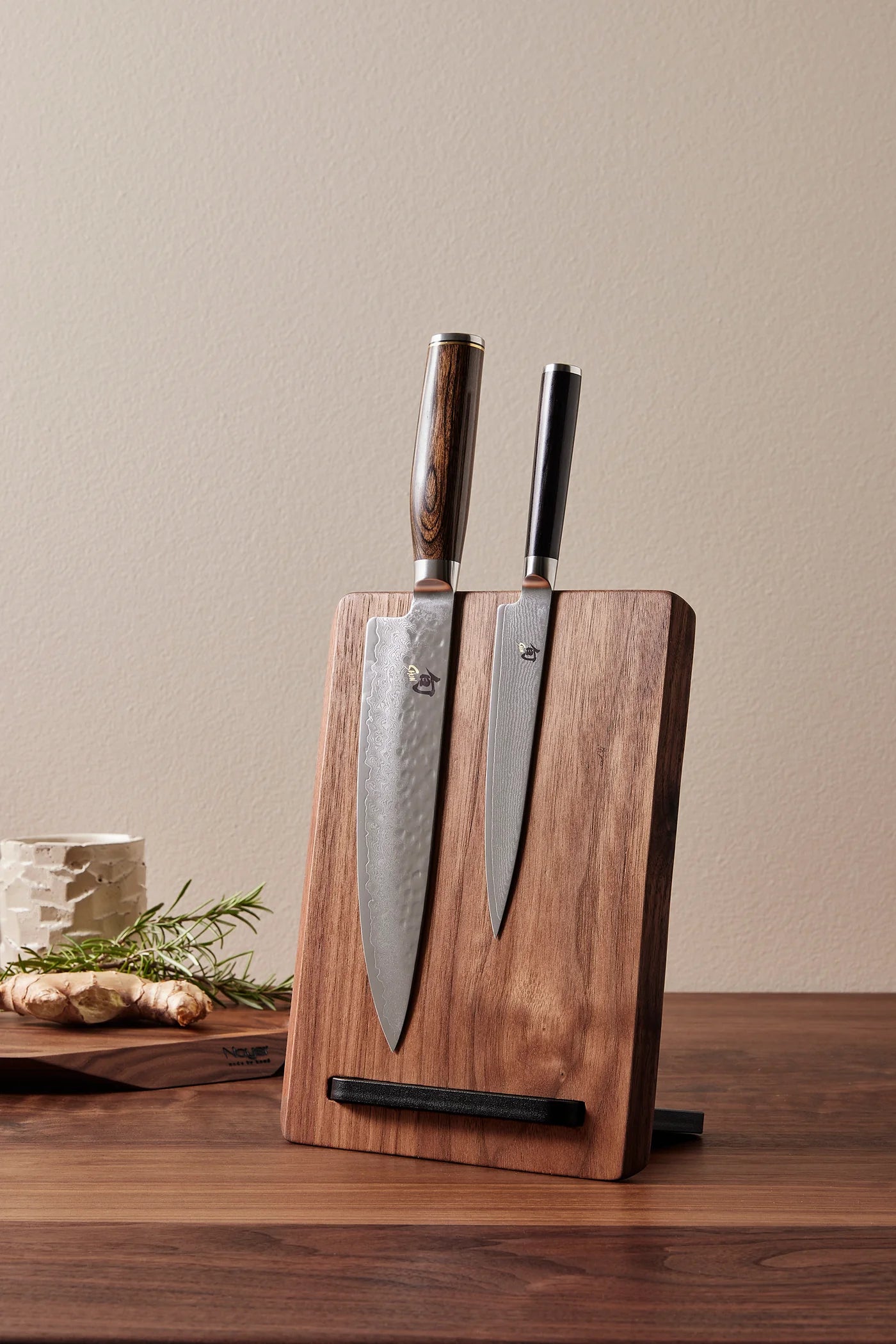 Noyer knivblok