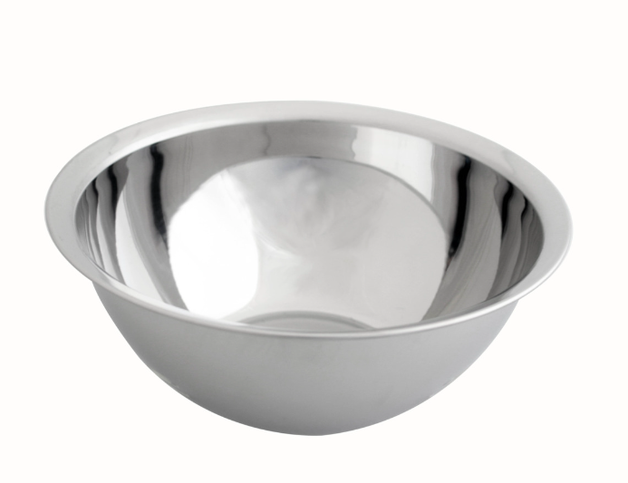 Stainless bowl Ø21cm.