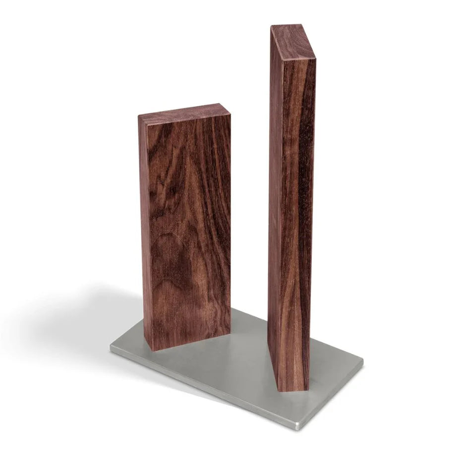 KAI Stonehenge knivblok valnød/stål