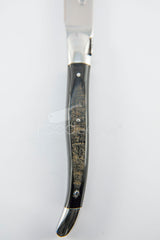 Steakkniv - Bøffelhorn med splint