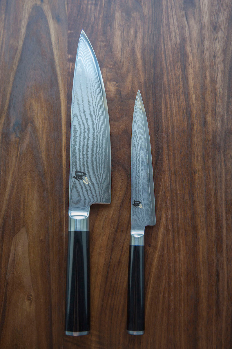 Shun Classic knife set Utility and Chef's knife