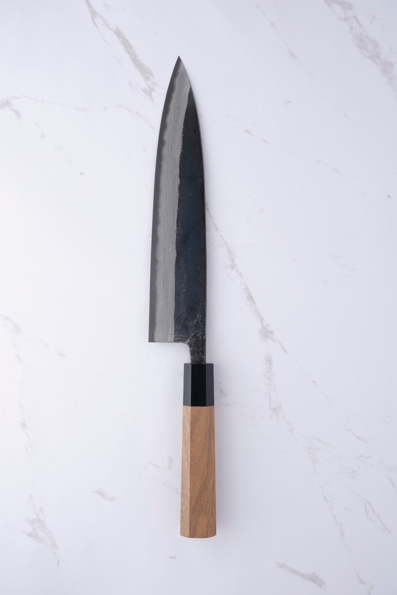 Hatsukokoro Kumokage 240mm Chef's Knife Blue-2