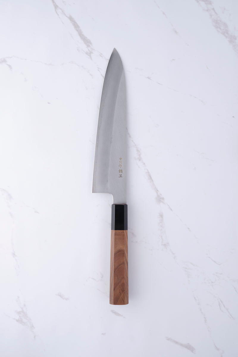 Satoshi Nakagawa 210mm Chef's Knife Gin-3 