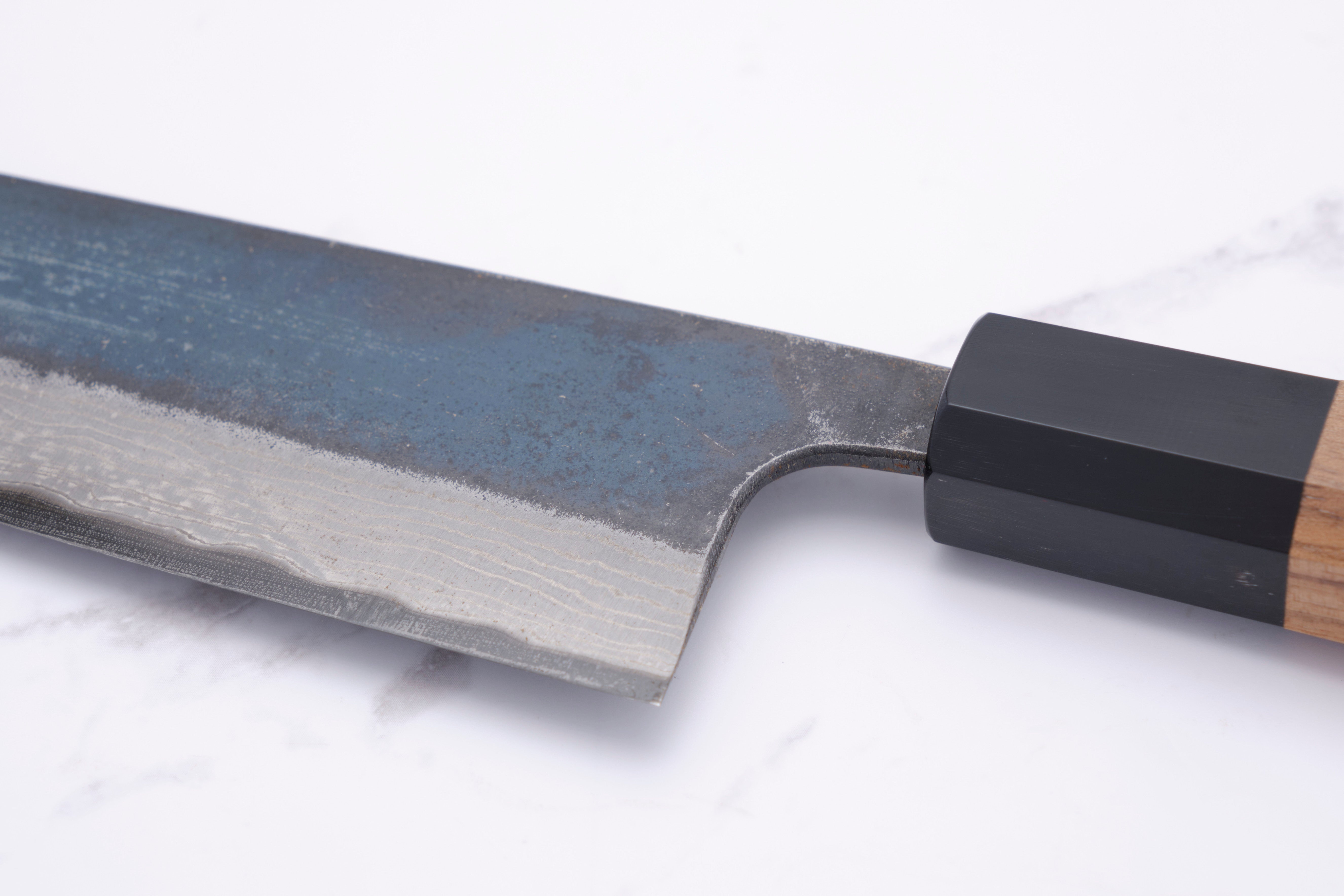 Hatsukokoro Kumokage 180 mm Bunka Blue-2