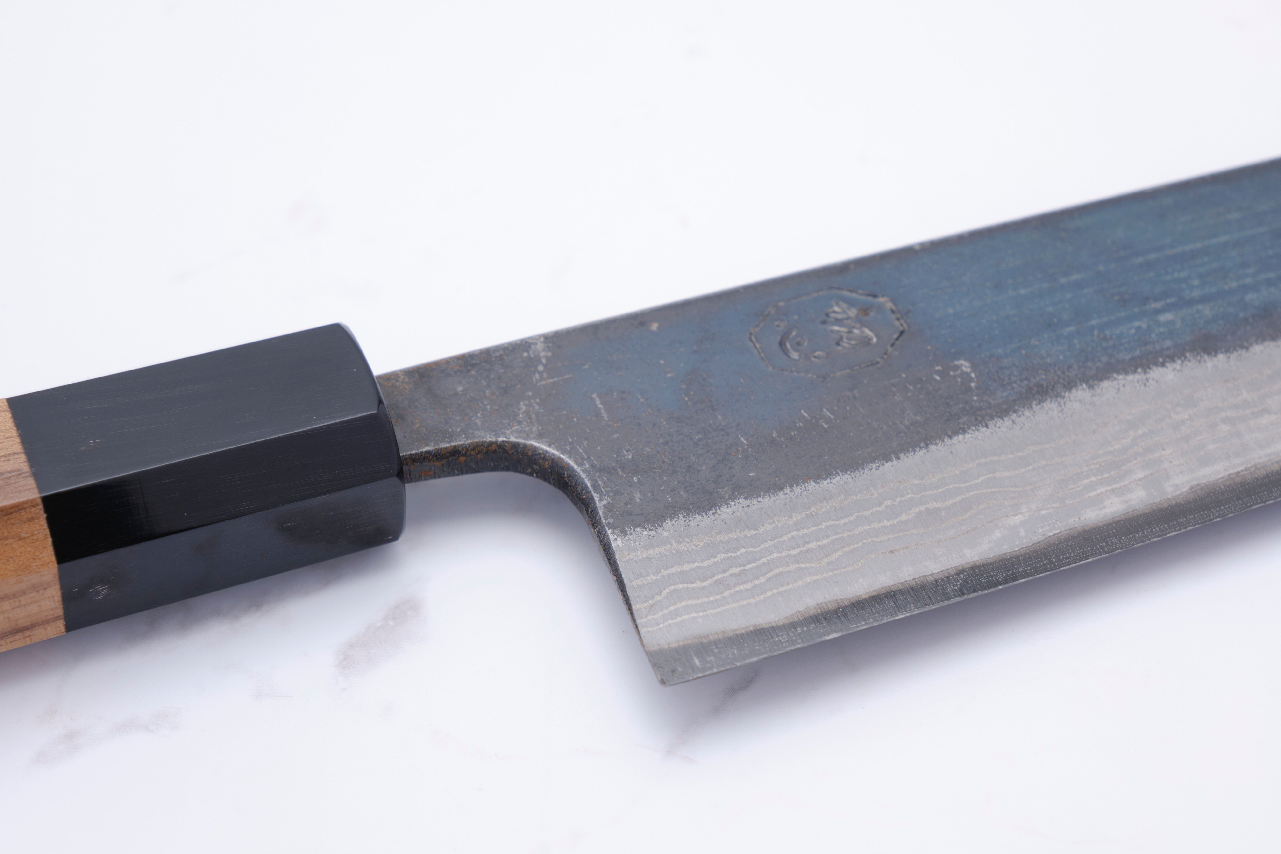 Hatsukokoro Kumokage 180 mm Bunka Blue-2