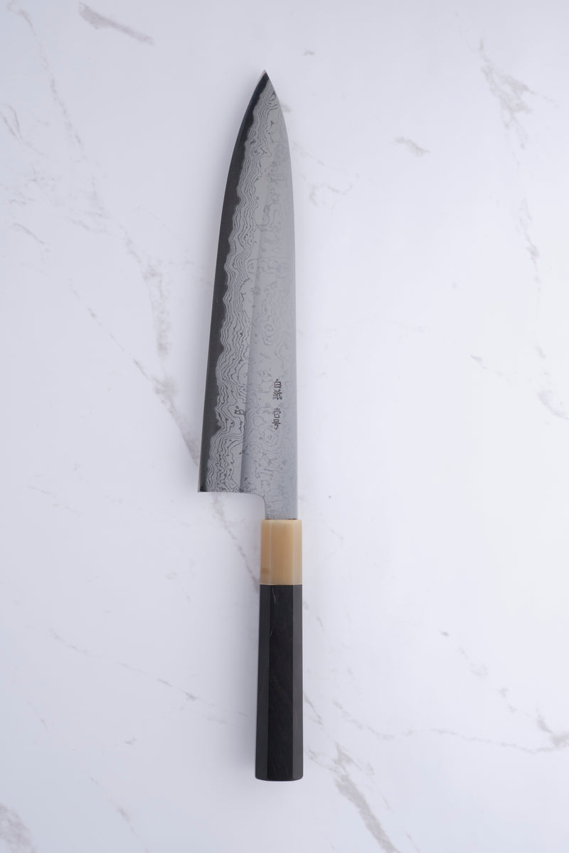 Yoshikazu Tanaka 240 mm Kokkekniv White-1