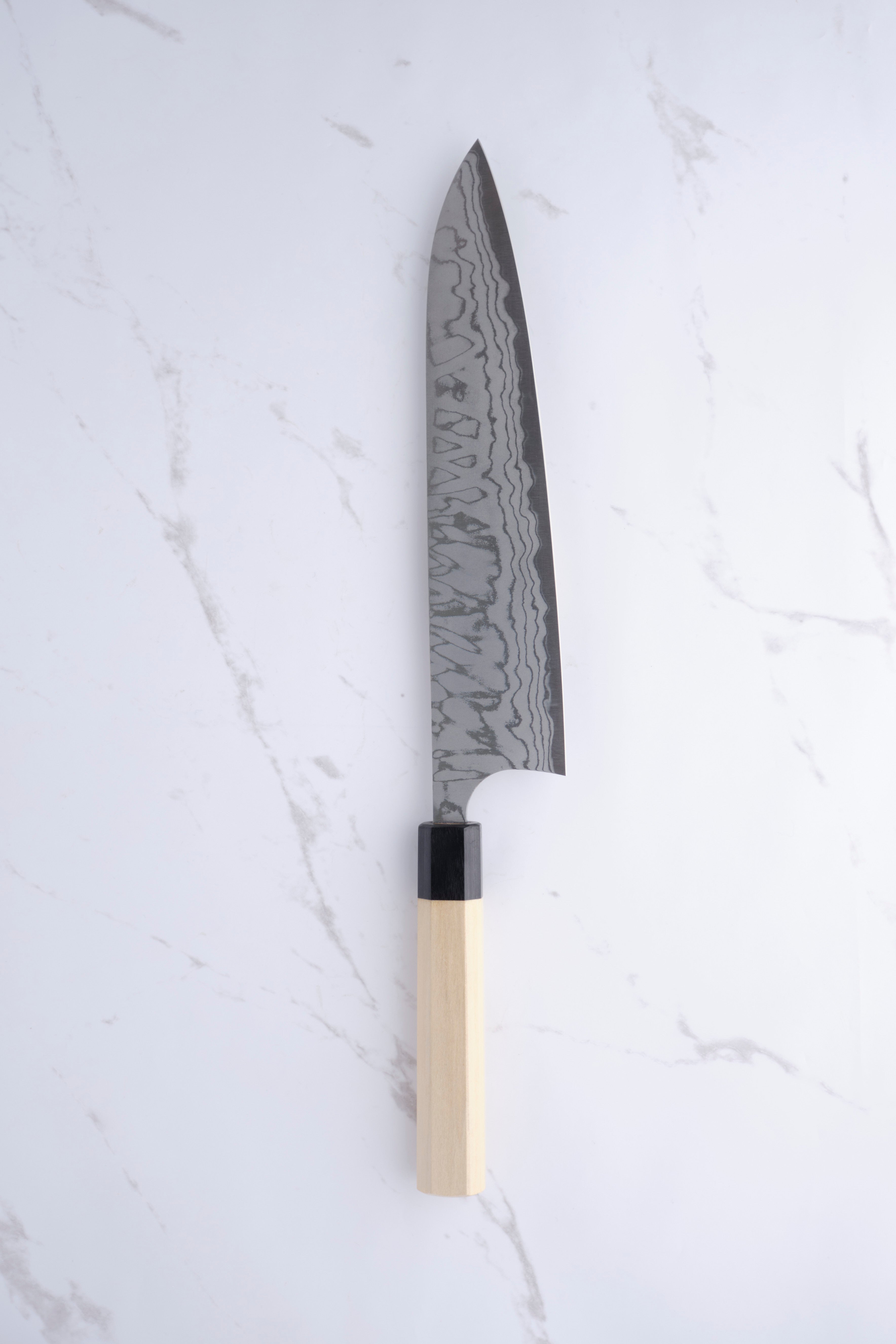 Masakage Shimo 240 mm Kokkekniv White-2